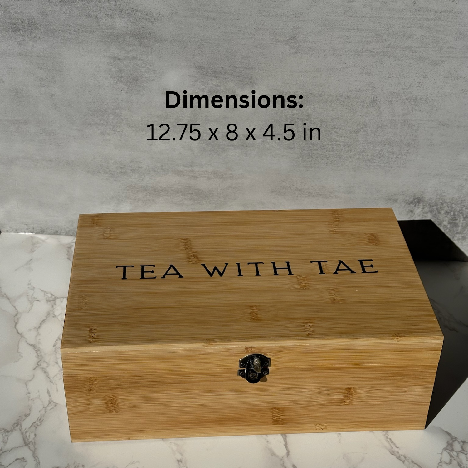 Tea with Tae - Wooden Tea Box Sampler (+ 42 tea bags)