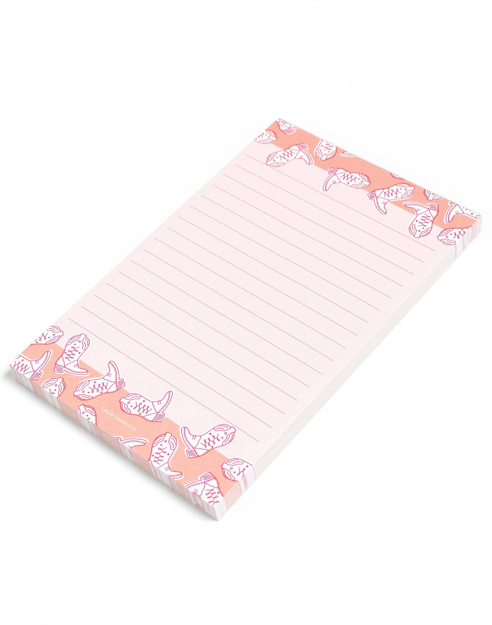 Callie Danielle - Western Cowgirl Boots Notepad