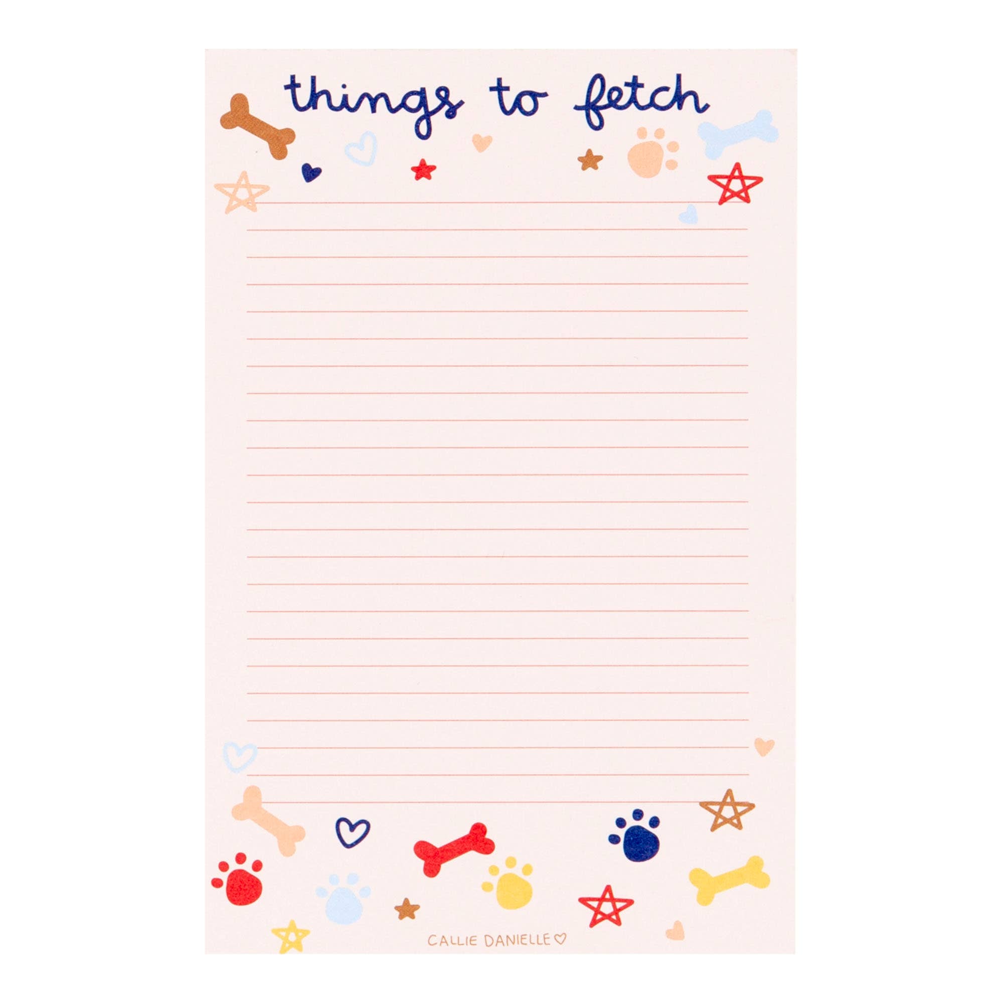 Callie Danielle - Things to Fetch Dog Notepad