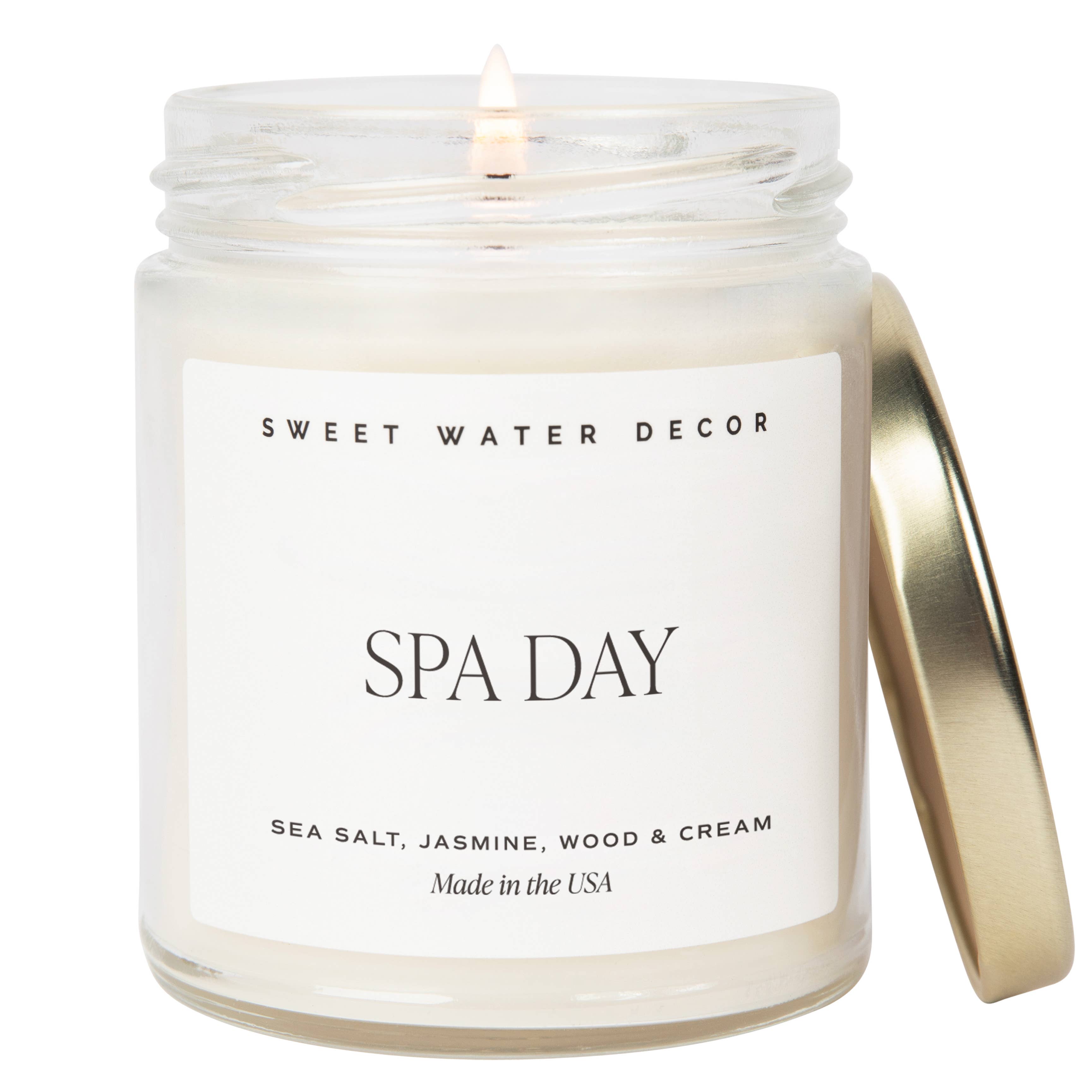 Sweet Water Decor - Spa Day 9 oz Soy Candle - Home Decor & Gifts