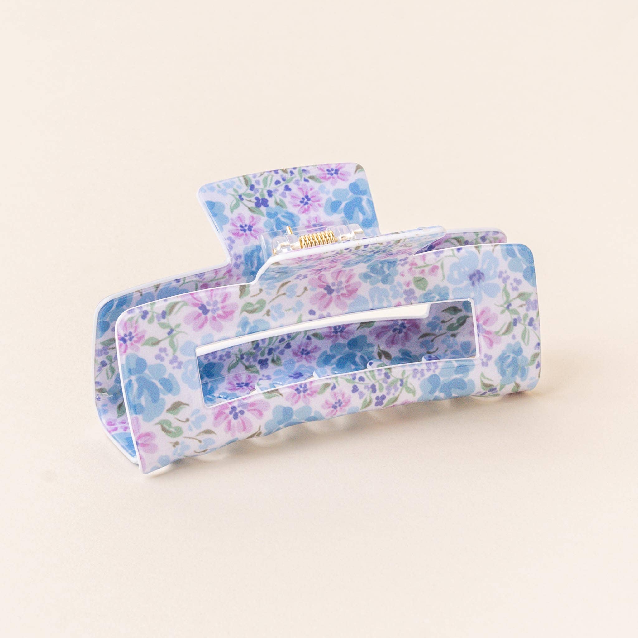 The Darling Effect - Claw Clip-Secret Garden Blue