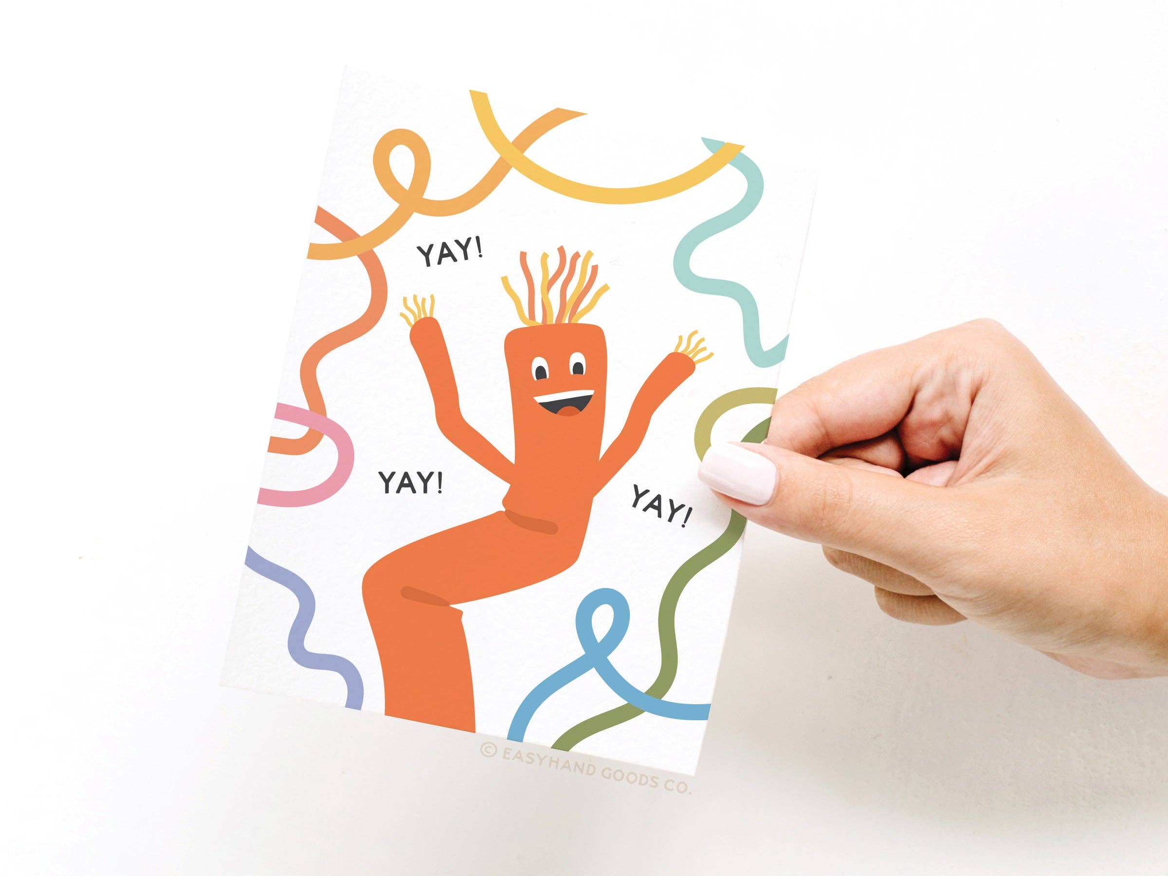 Easyhand Goods Co. - Yay Wacky Waving Inflatable Tube Man Greeting Card