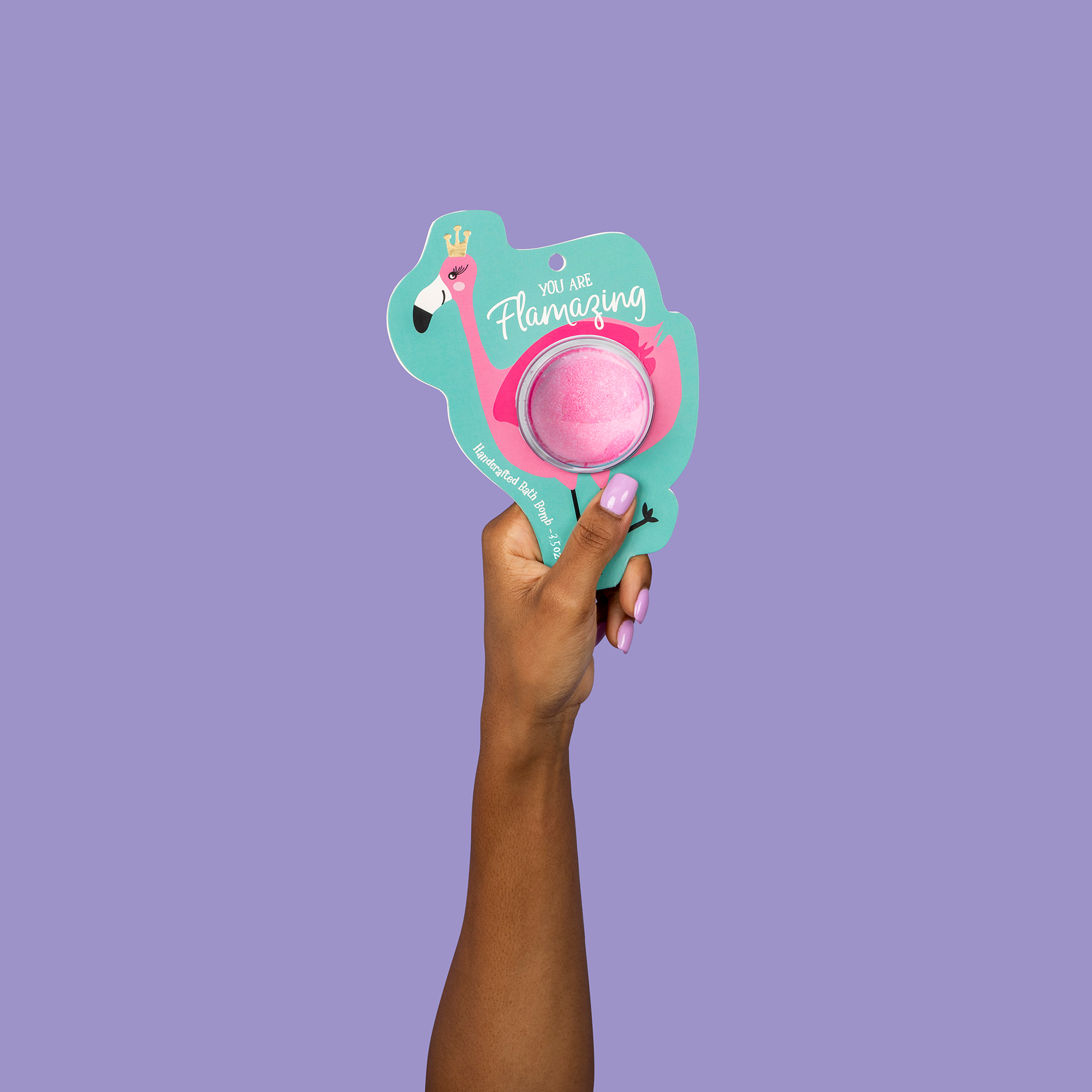 Cait + Co - You are Flamazing Flamingo Clamshell Bath Bomb