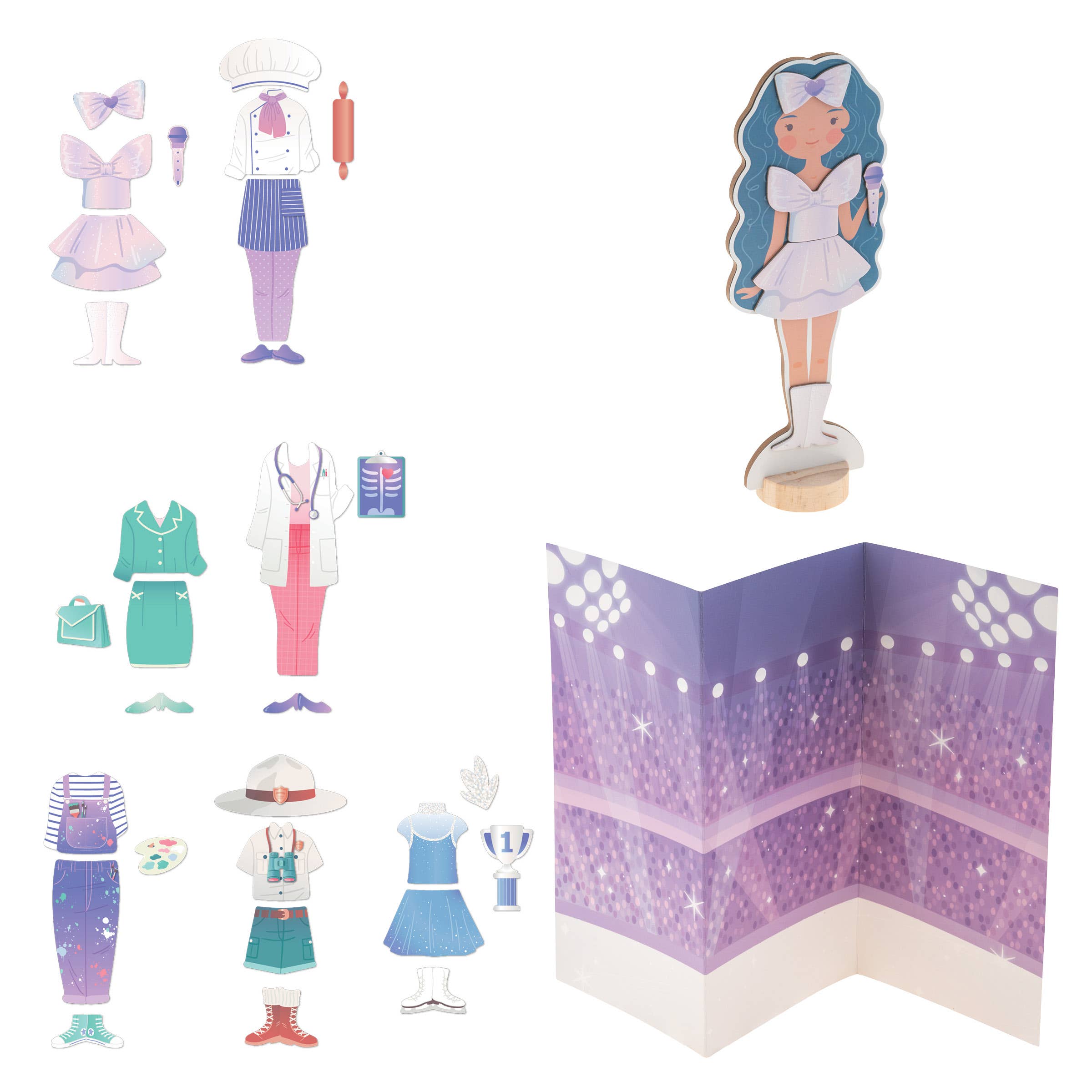 Stephen Joseph Gifts - Magnetic Dress-Up Dolls