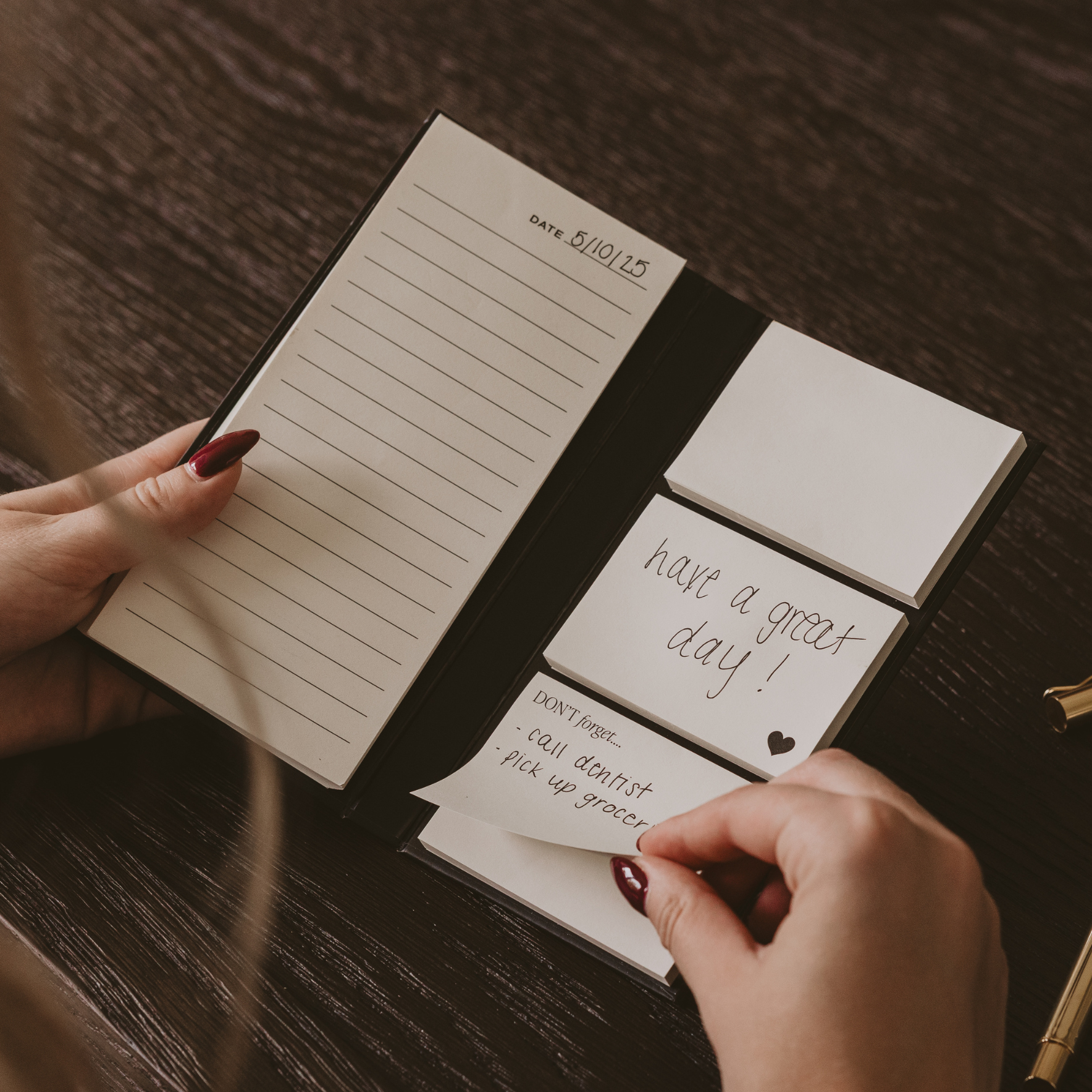 Sweet Water Decor - Portable Sticky Notes Booklet - Stationery & Gifts