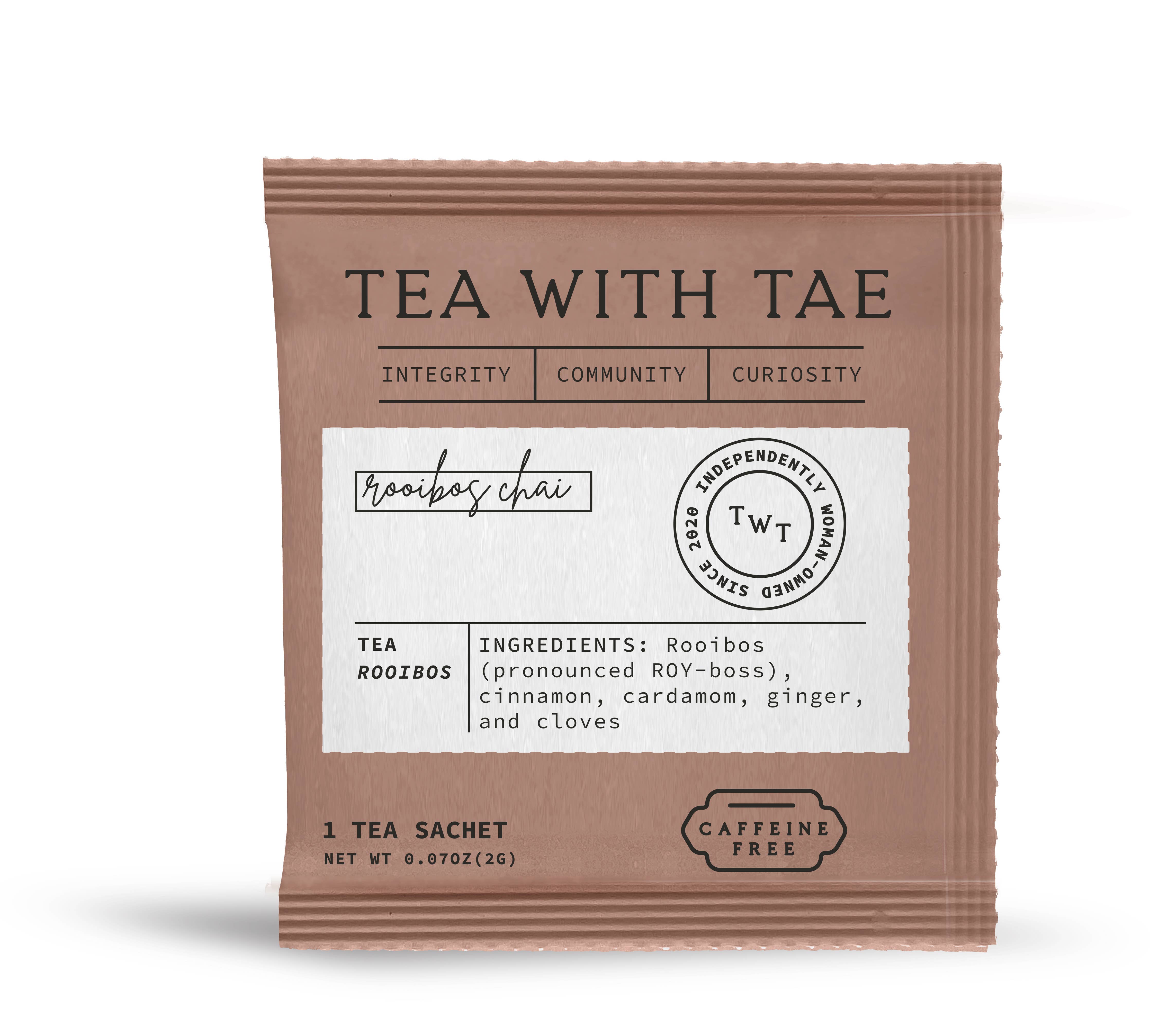 Tea with Tae - Individually Wrapped Tea Sachets