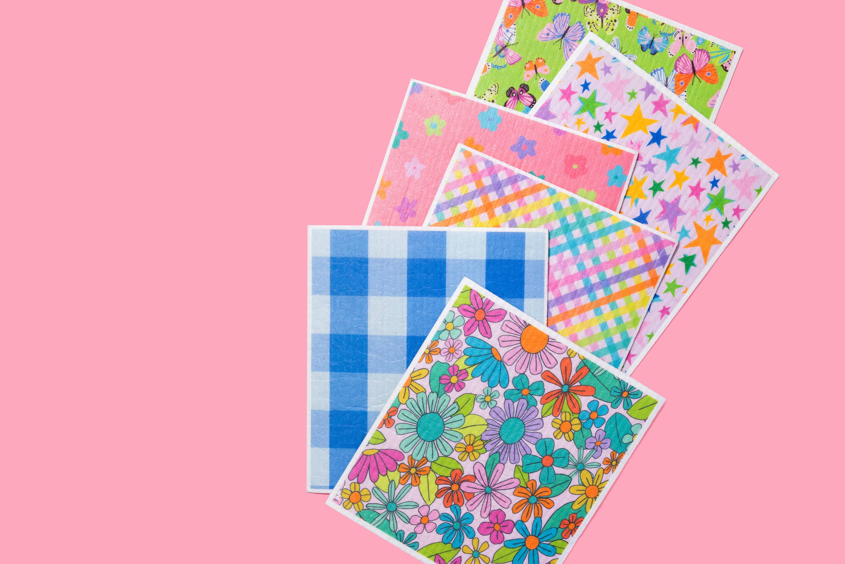 Taylor Elliott Designs - Biodegradable Dish Cloth - Colorful Gingham
