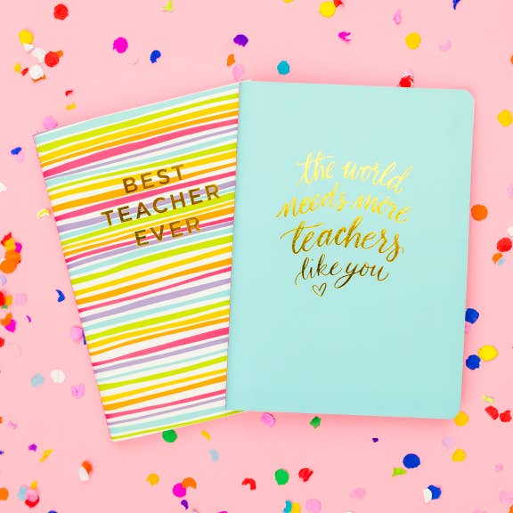 Taylor Elliott Designs - Notebook Set - Teacher Appreciation - 2 Piece Set