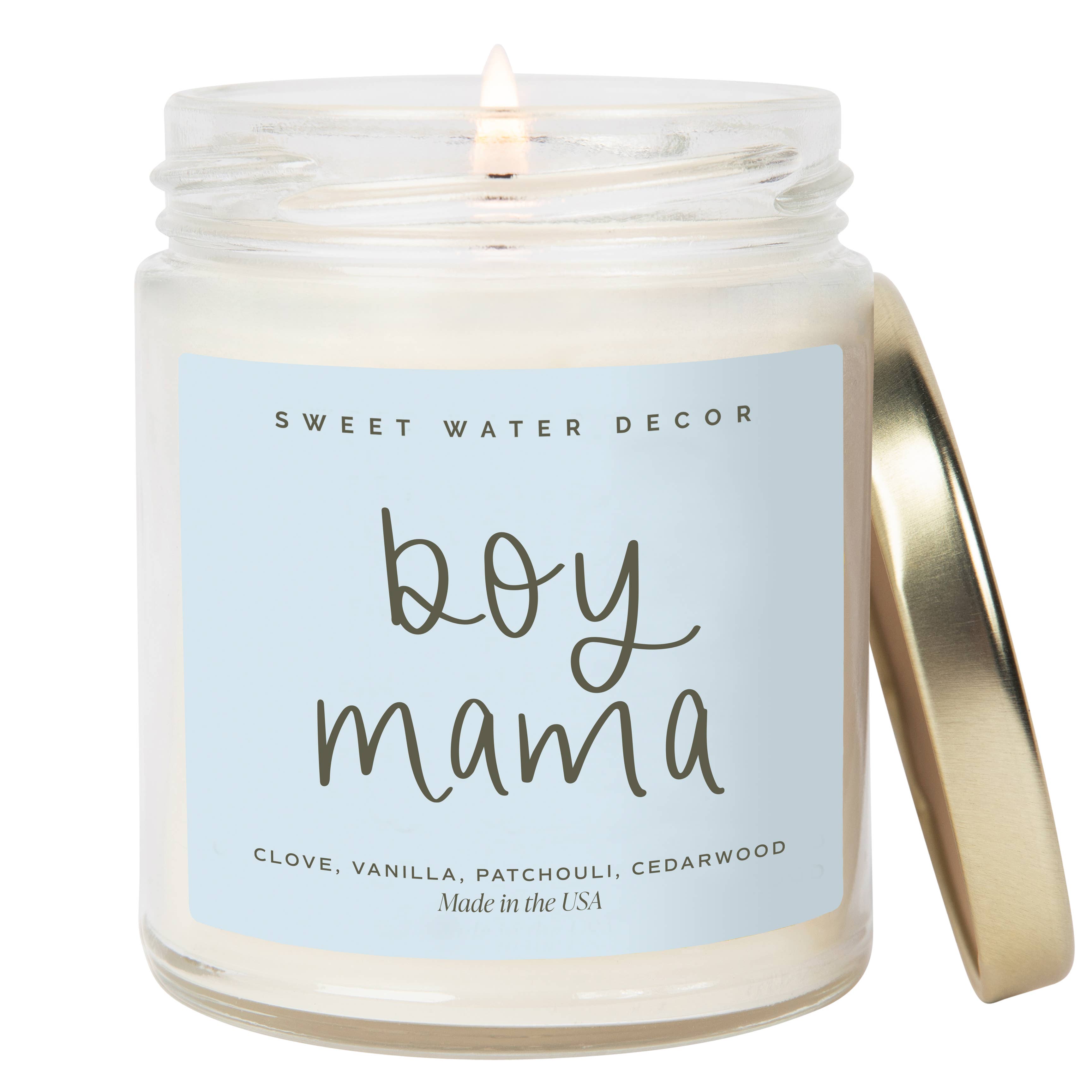 Sweet Water Decor - *NEW* Boy Mama 9 oz Soy Candle - Mother's Day Gifts