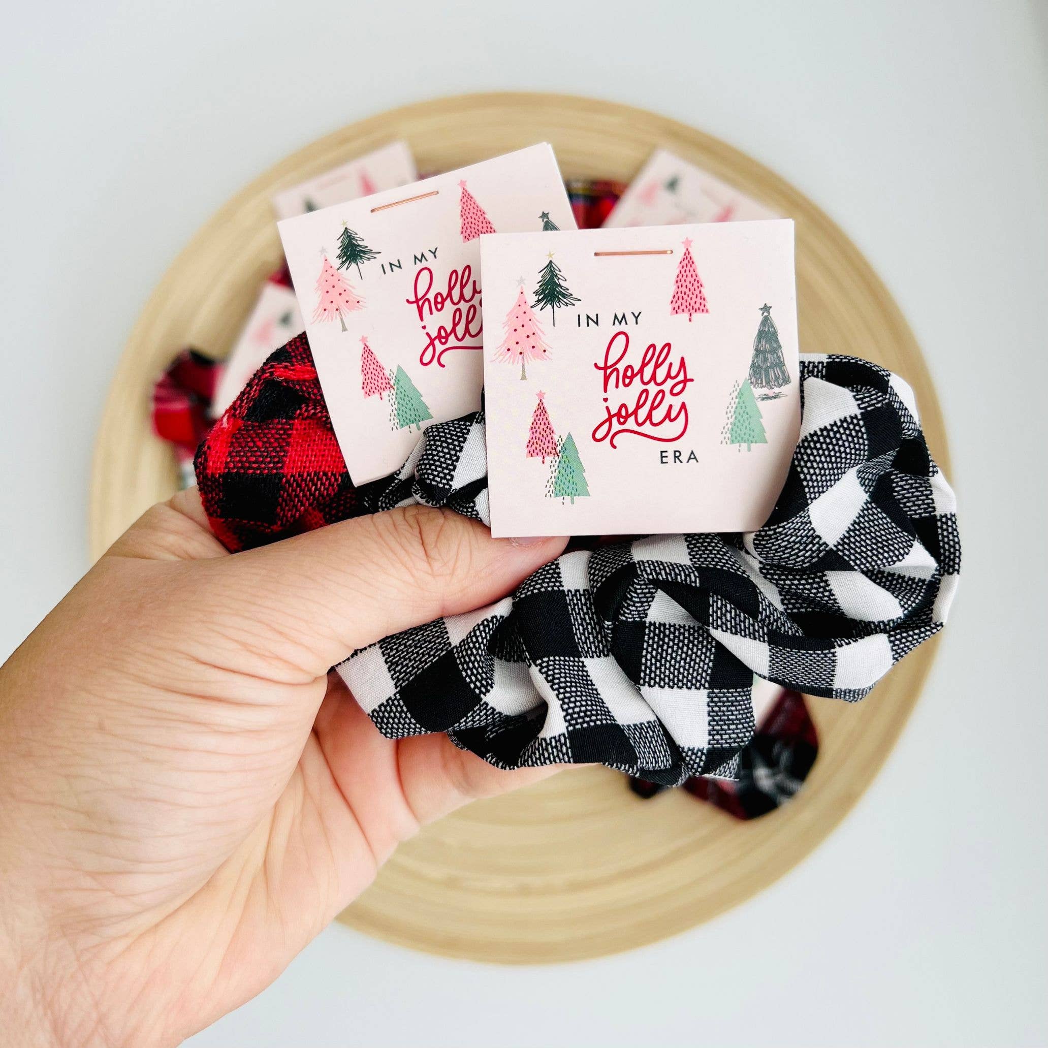 Tiny Gift Society - Holiday Thank You Gift Christmas Scrunchie Stocking Stuffer