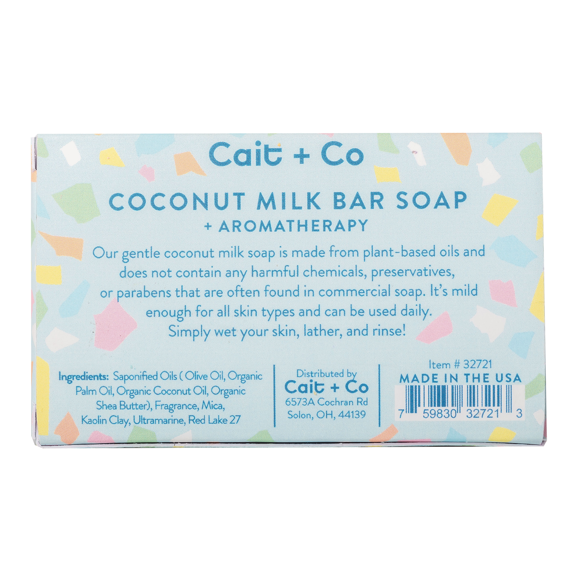 Cait + Co - Sapphire Coconut Milk Bar Soap