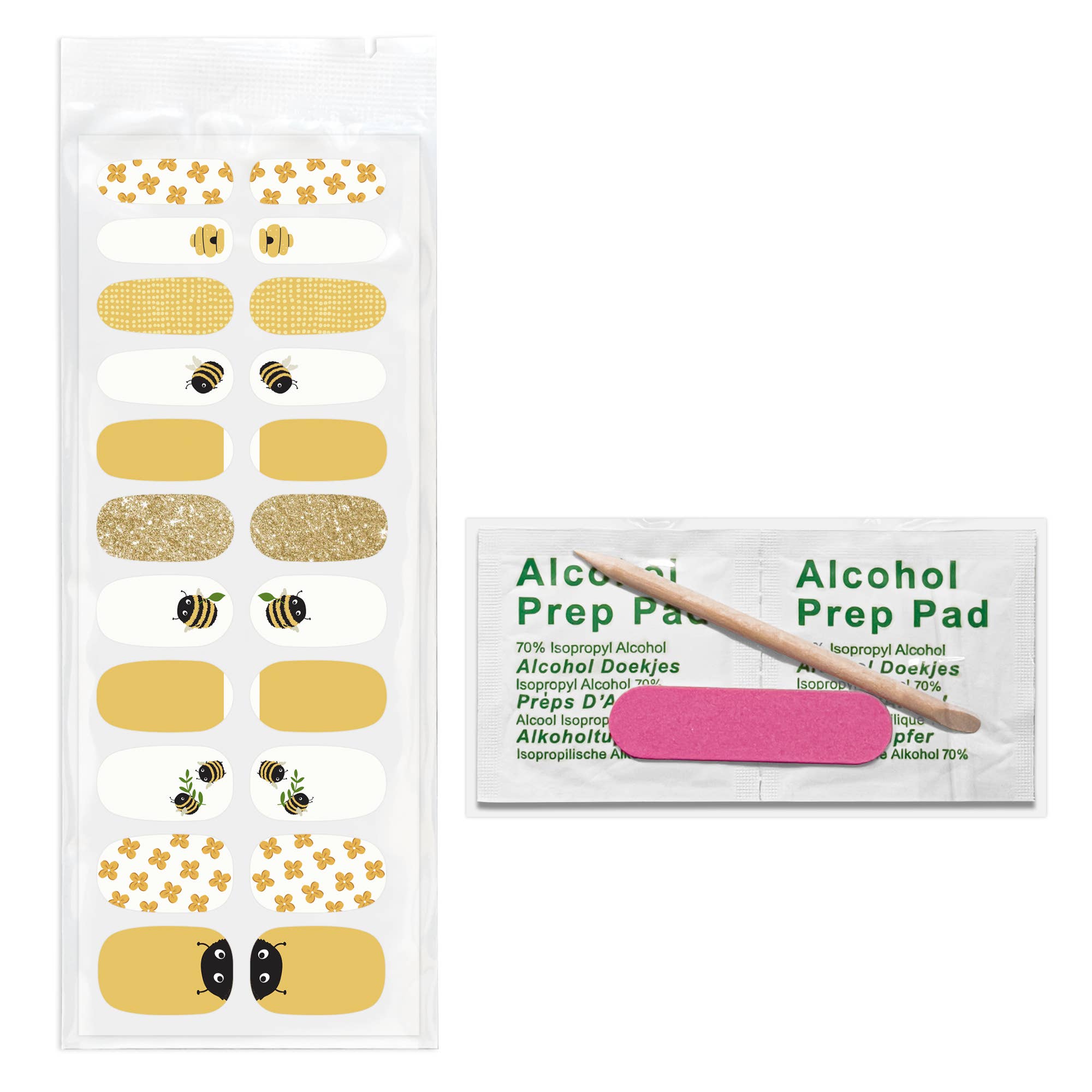 Studio Oh! - Buzzy Bees Nail Wrap Kit