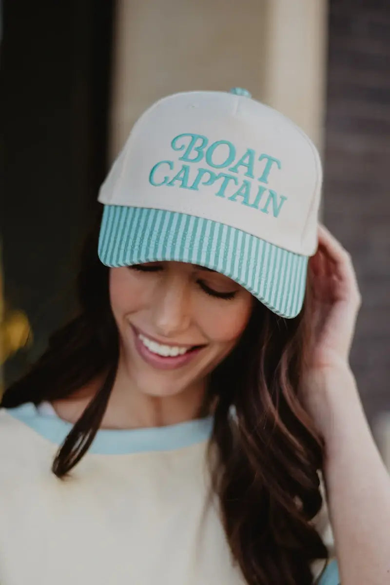 Katydid - Boat Captain Two-Toned Retro Hat