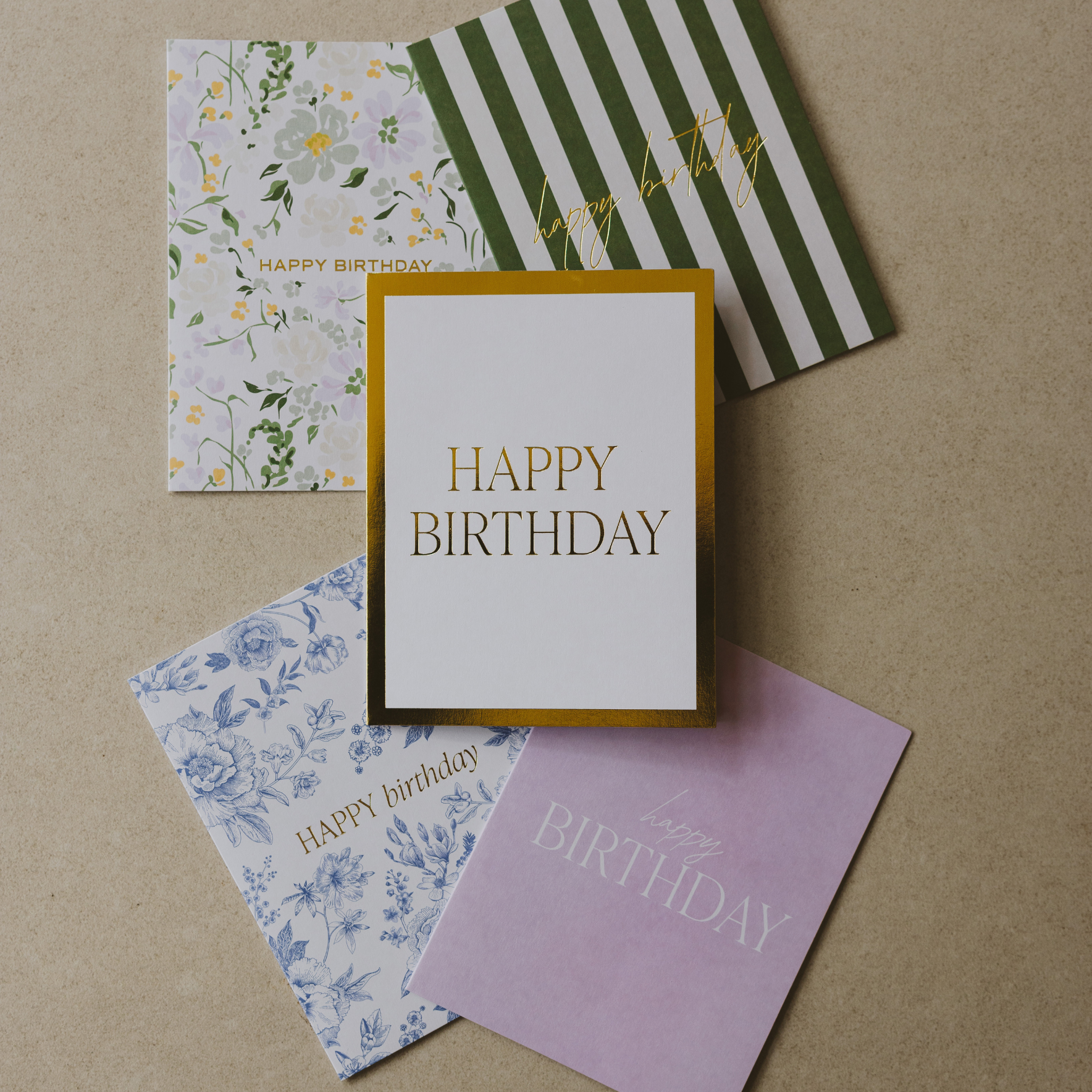 Sweet Water Decor - Assorted Happy Birthday Boxed Card Set - Greeting Cards