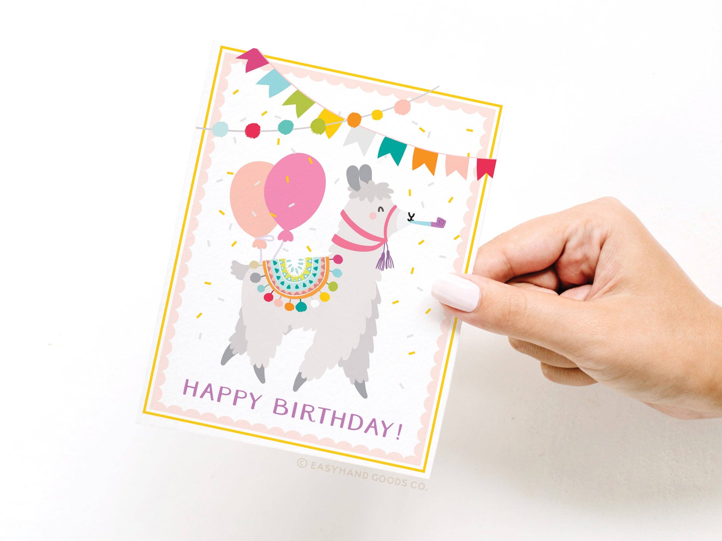Easyhand Goods Co. - Happy Birthday Llama Greeting Card