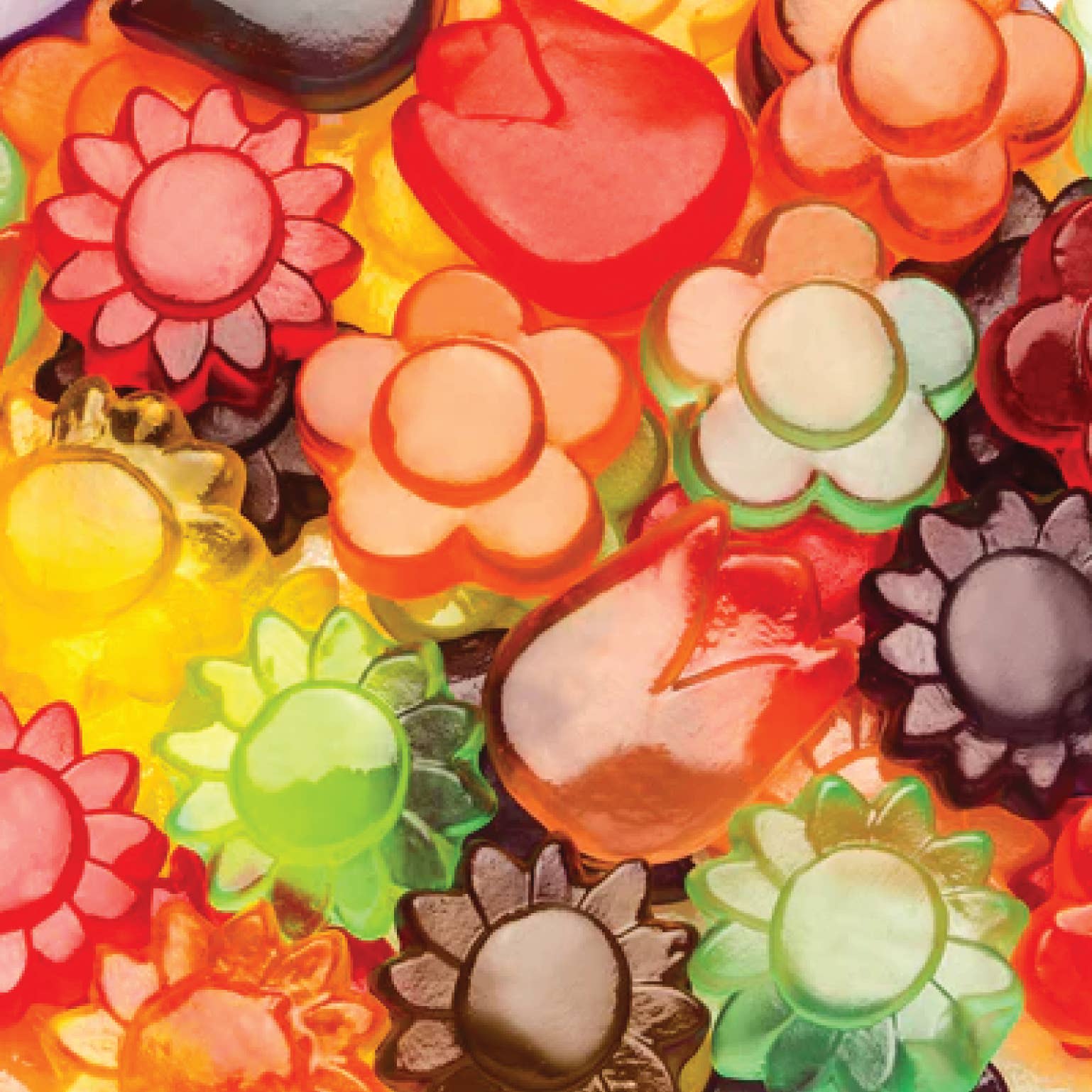 Oh, Sugar! - Candy Sugar Stacks - Everyday Gummy Flowers