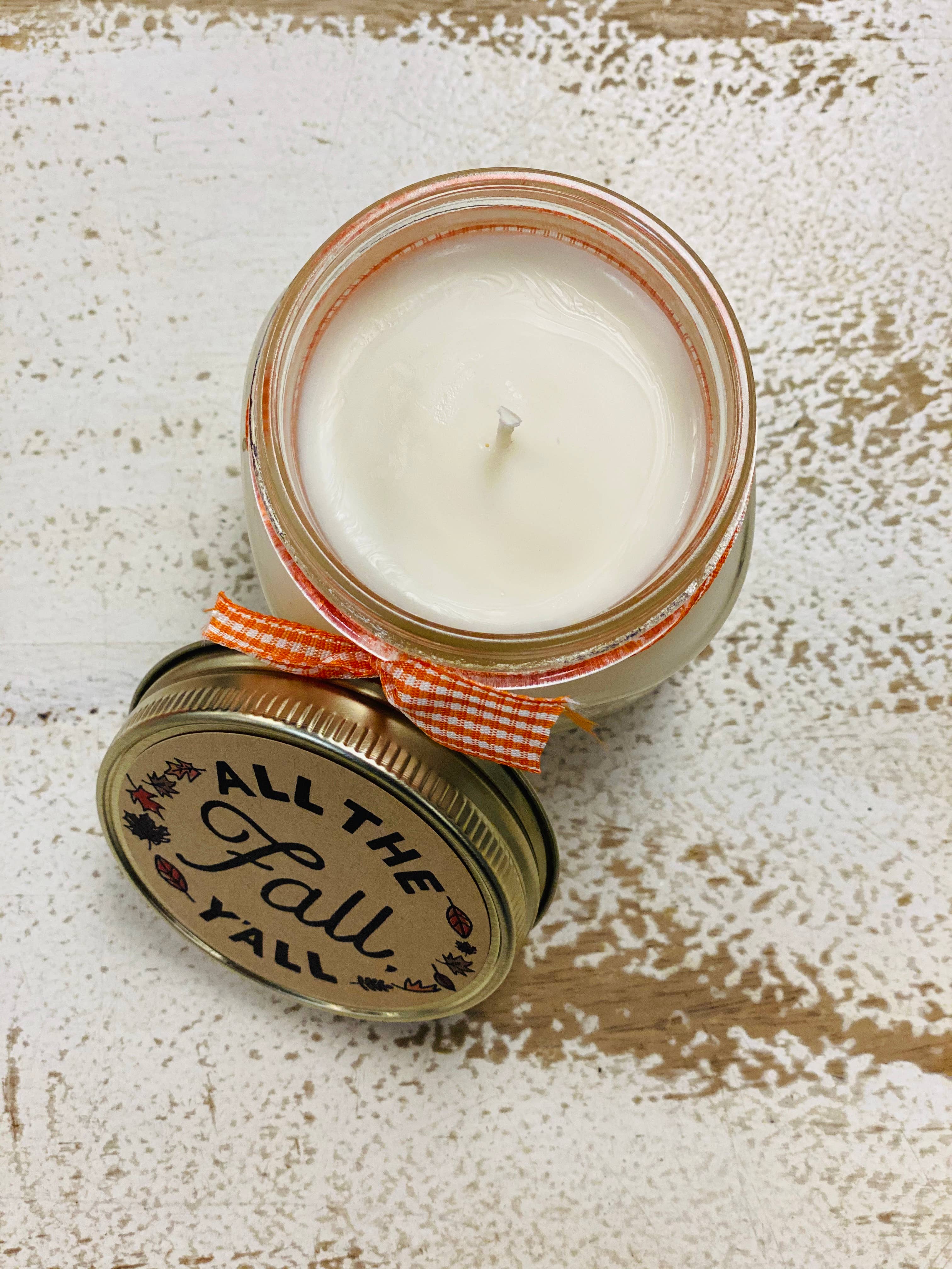 White Rock Soap Gallery - Soy Wax Candle - All The Fall, Y'all
