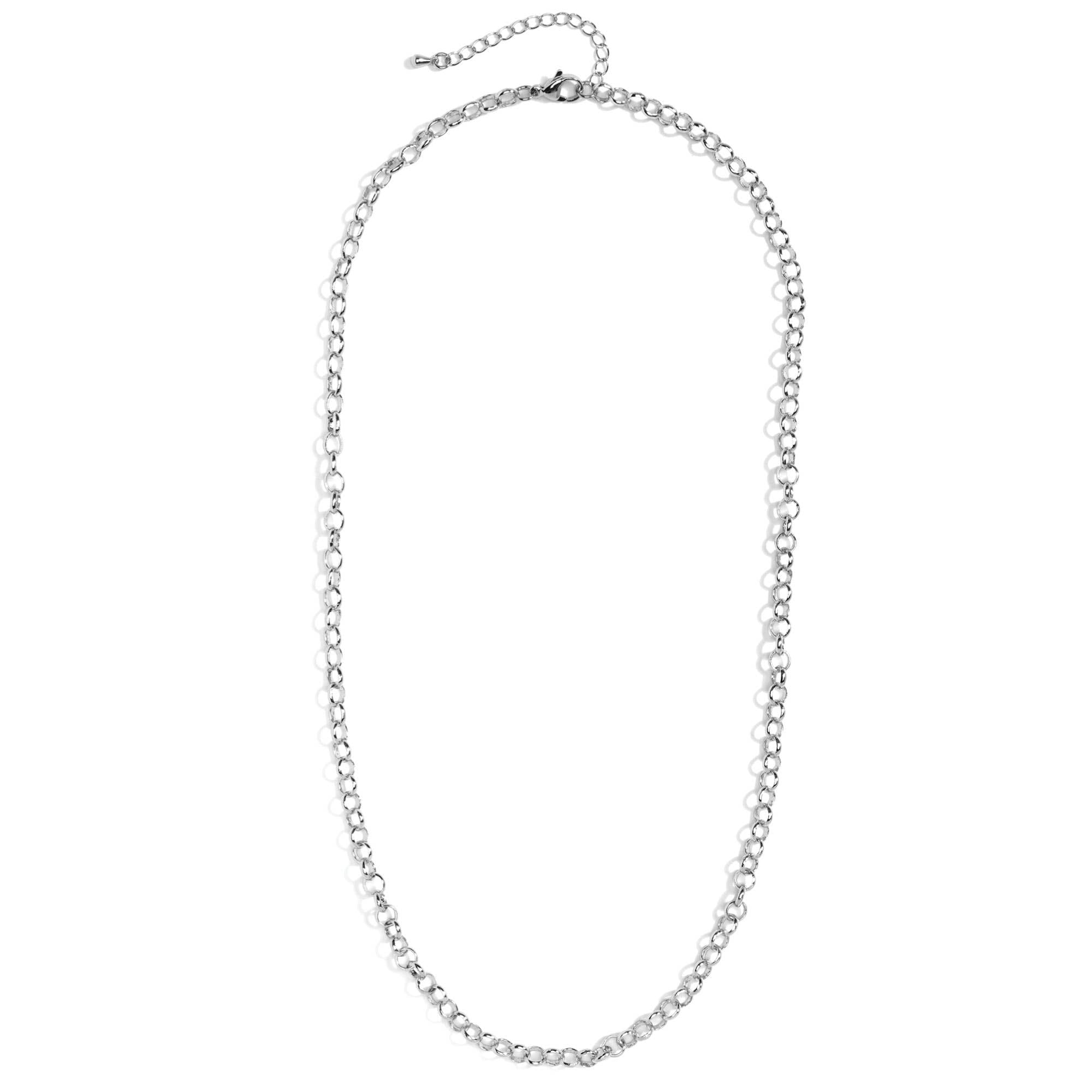 Splendid Iris - 20" Round link chain necklace, SALE