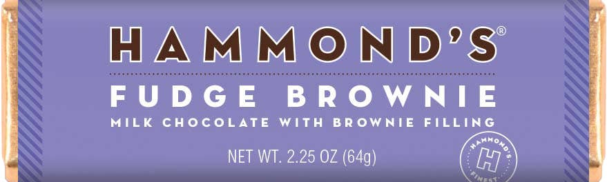 Hammond's Candies - Fudge Brownie Ganache Milk Chocolate Bar