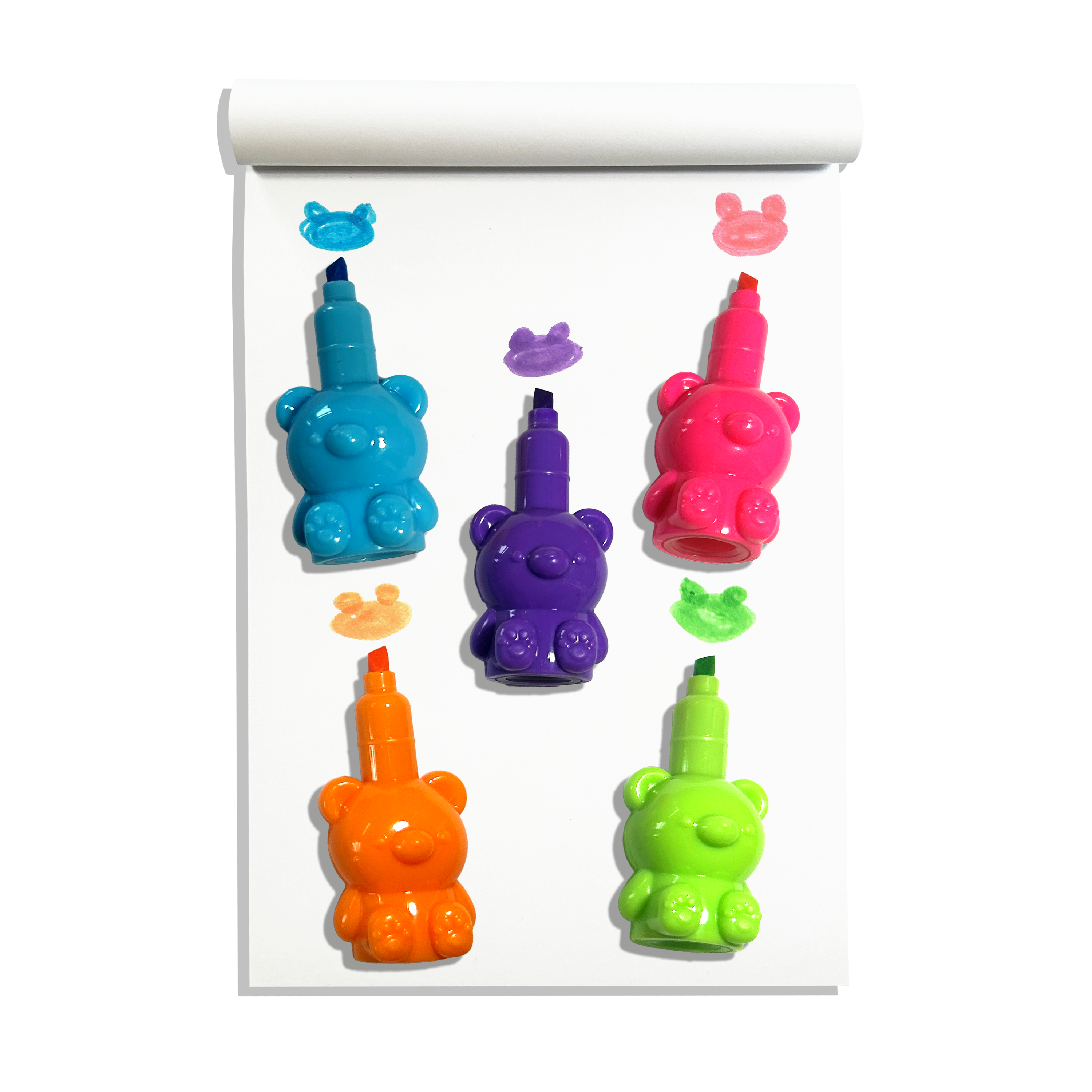 OOLY - Bear Besties: Stacking Highlighters - Single (1 Stick / Box)