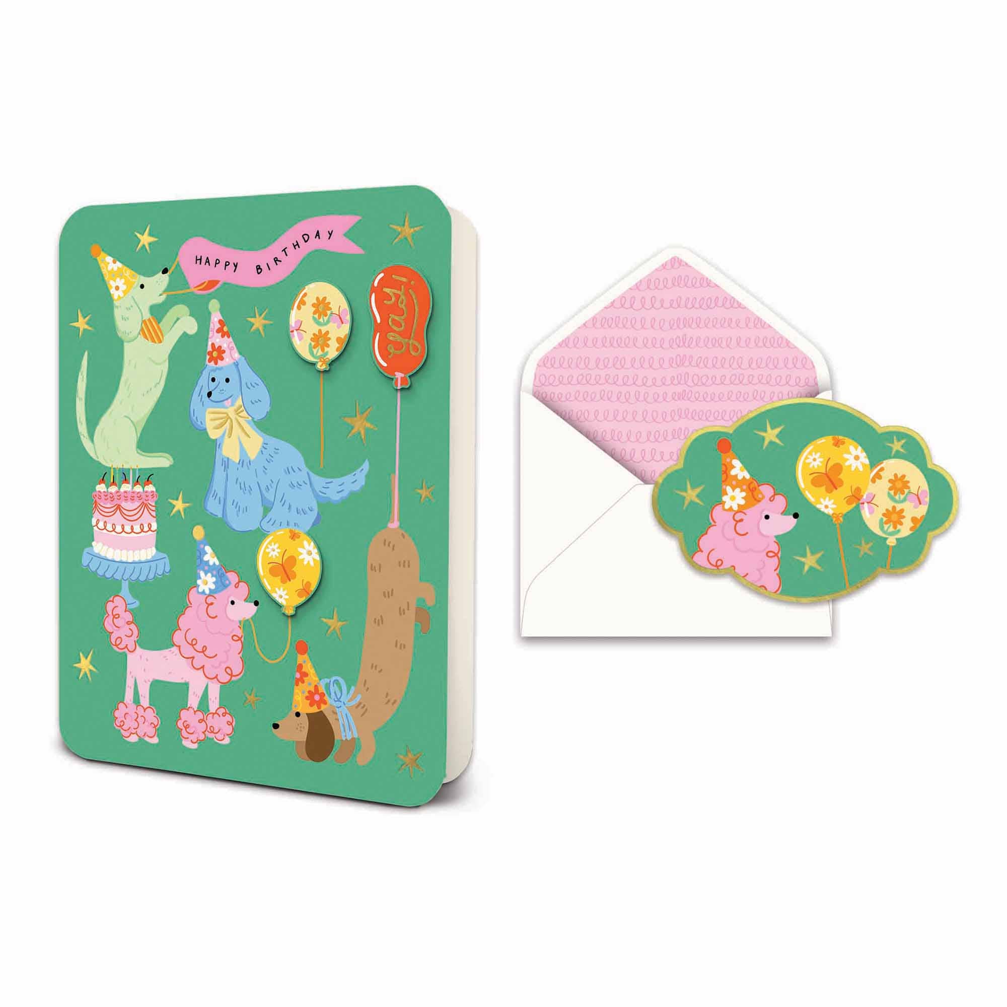 Studio Oh! - Paw-ty Time Deluxe Greeting Card