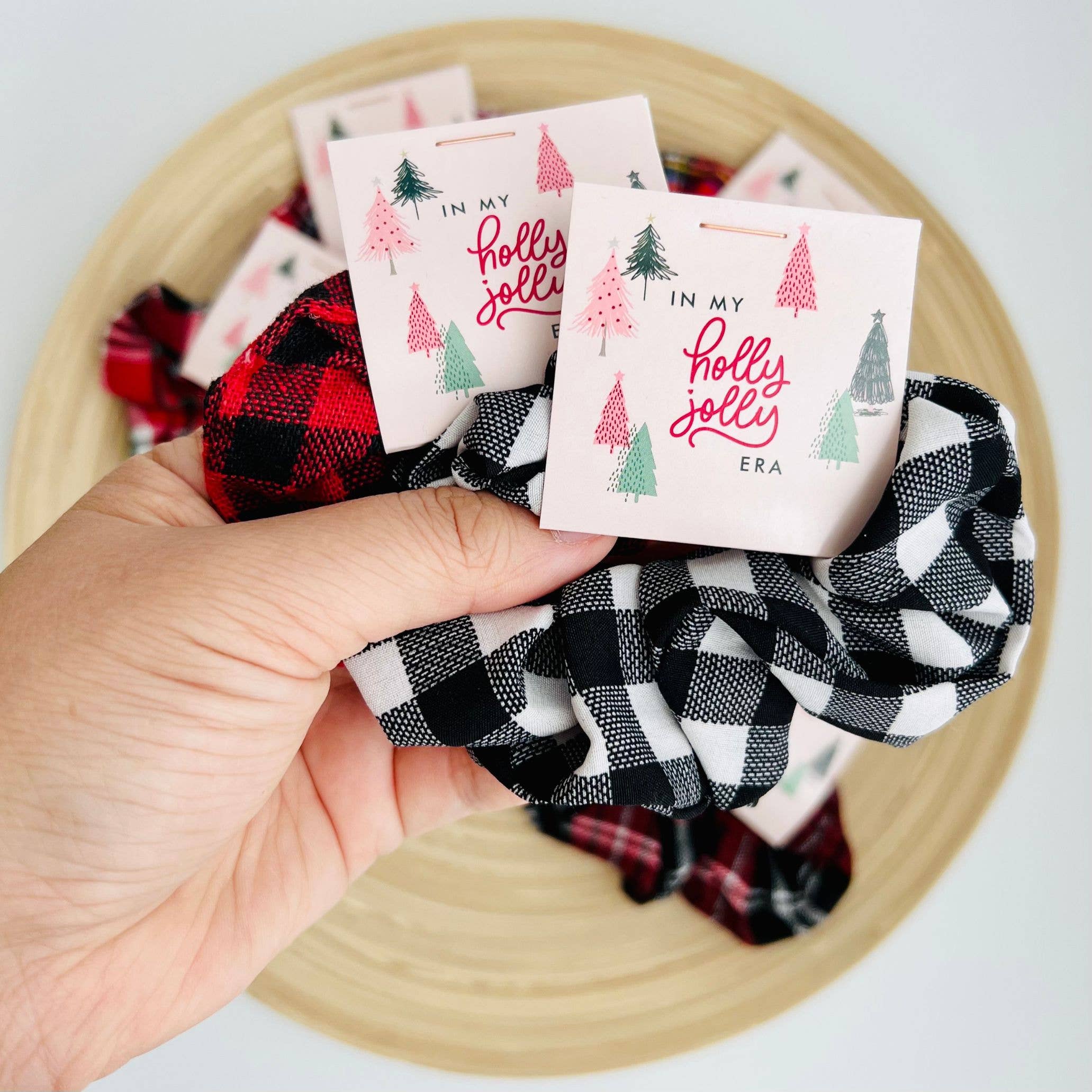 Tiny Gift Society - Holiday Thank You Gift Christmas Scrunchie Stocking Stuffer
