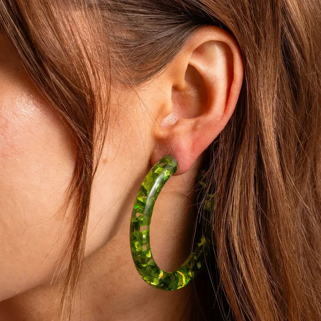 Taylor Elliott Designs - Confetti Hoop Earrings