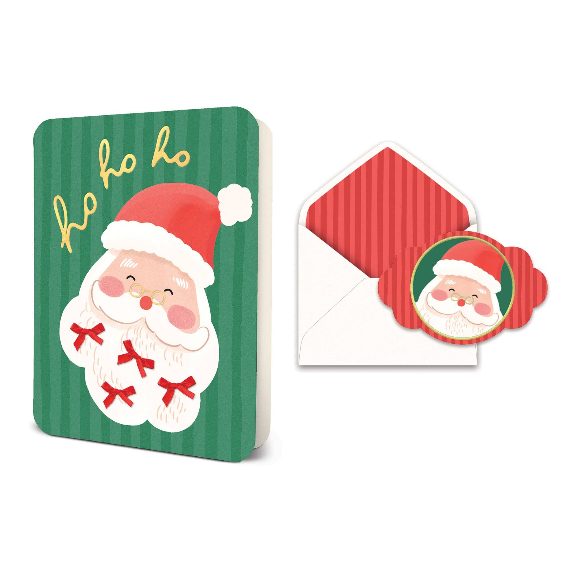 Studio Oh! - Jolly Saint Nick  Deluxe Greeting Card