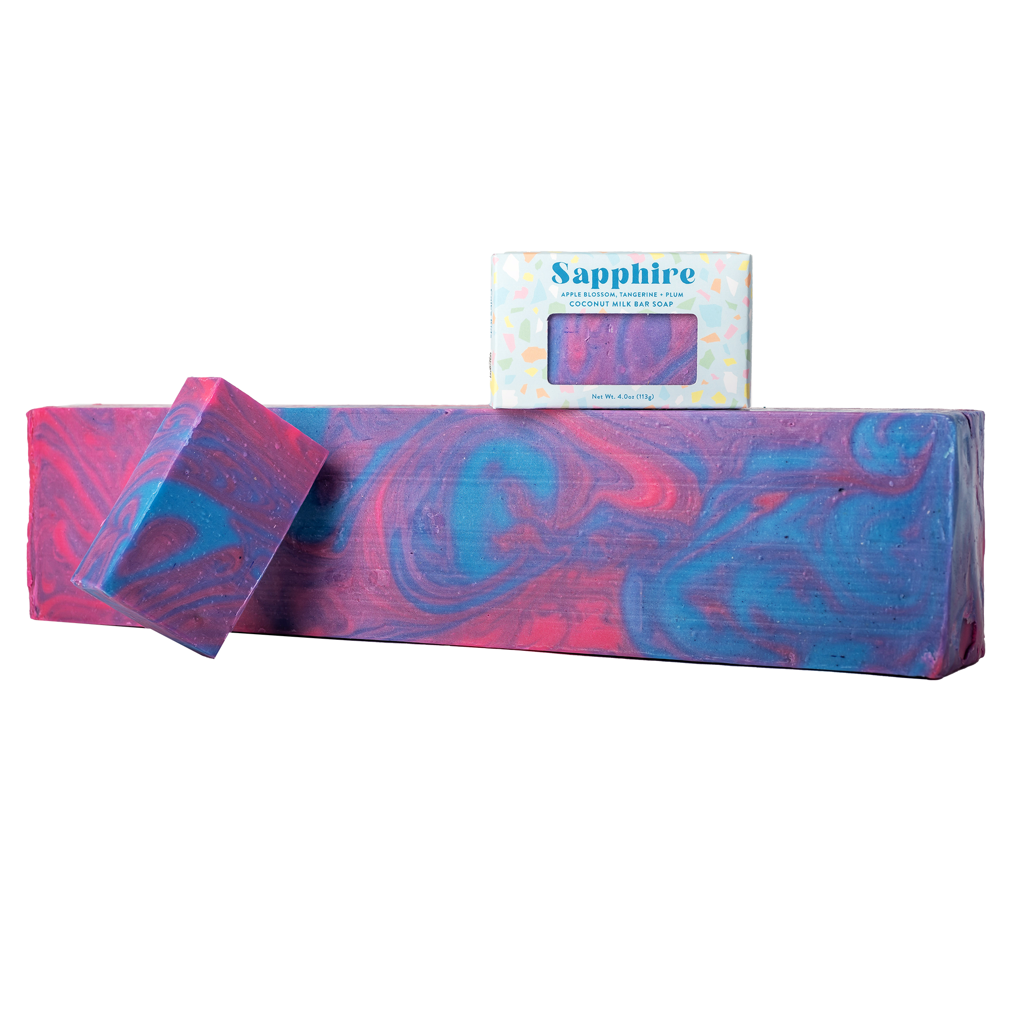 Cait + Co - Sapphire Coconut Milk Bar Soap