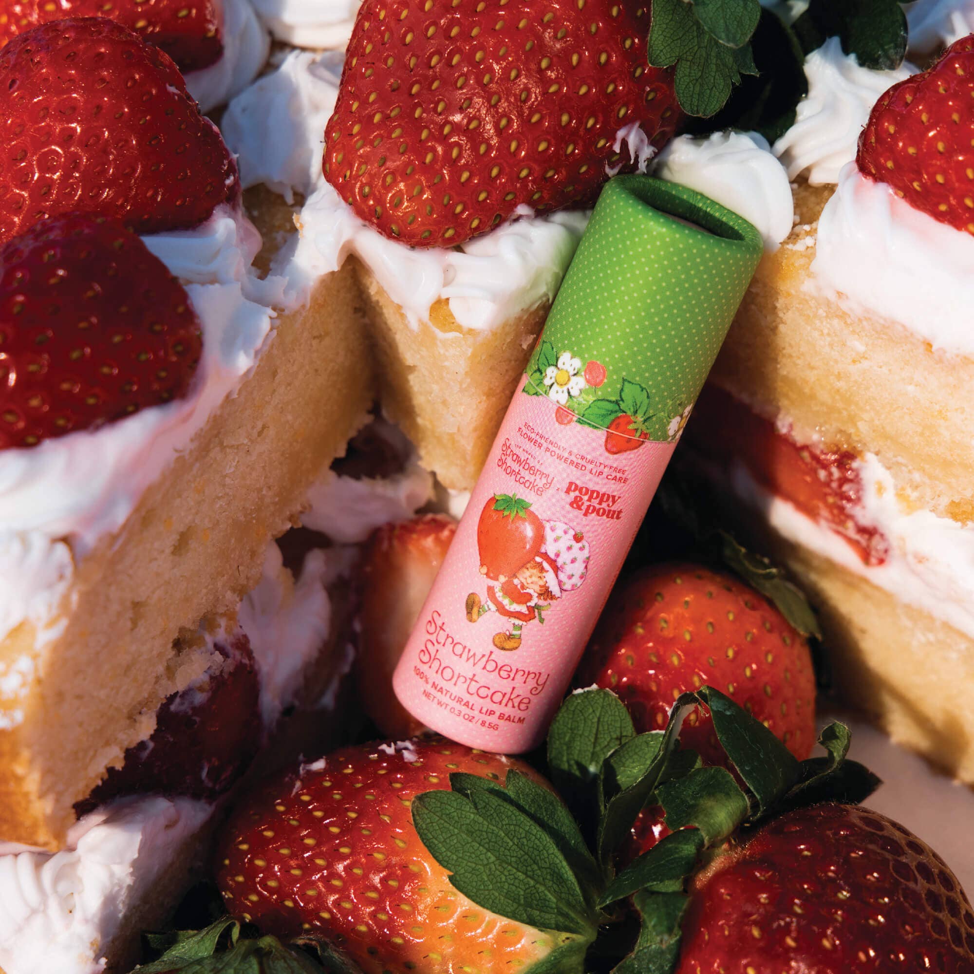 Poppy & Pout - Limited Edition, Lip Balm, Strawberry Shortcake