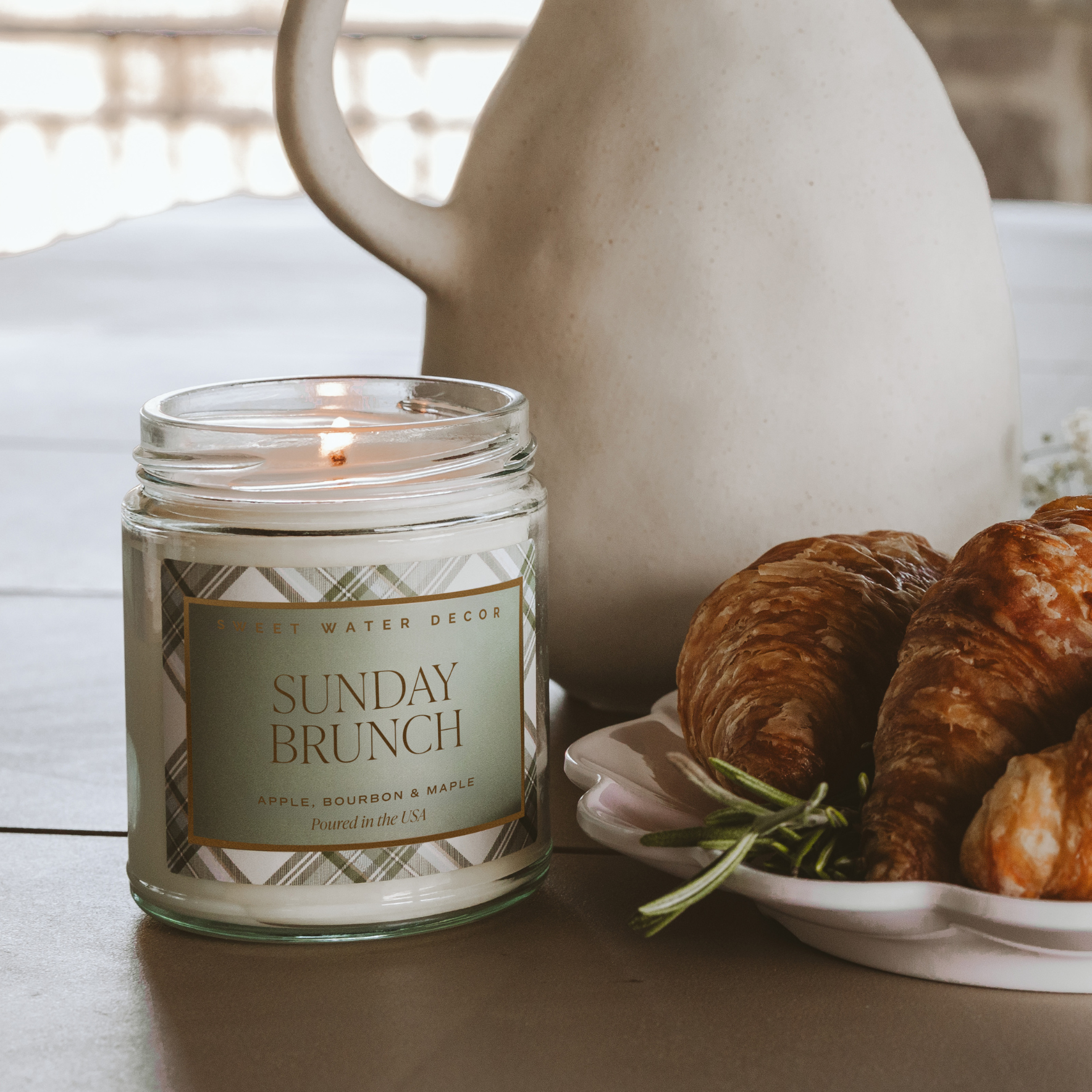 Sweet Water Decor - Sunday Brunch 9 oz Soy Candle - Home Decor & Gifts