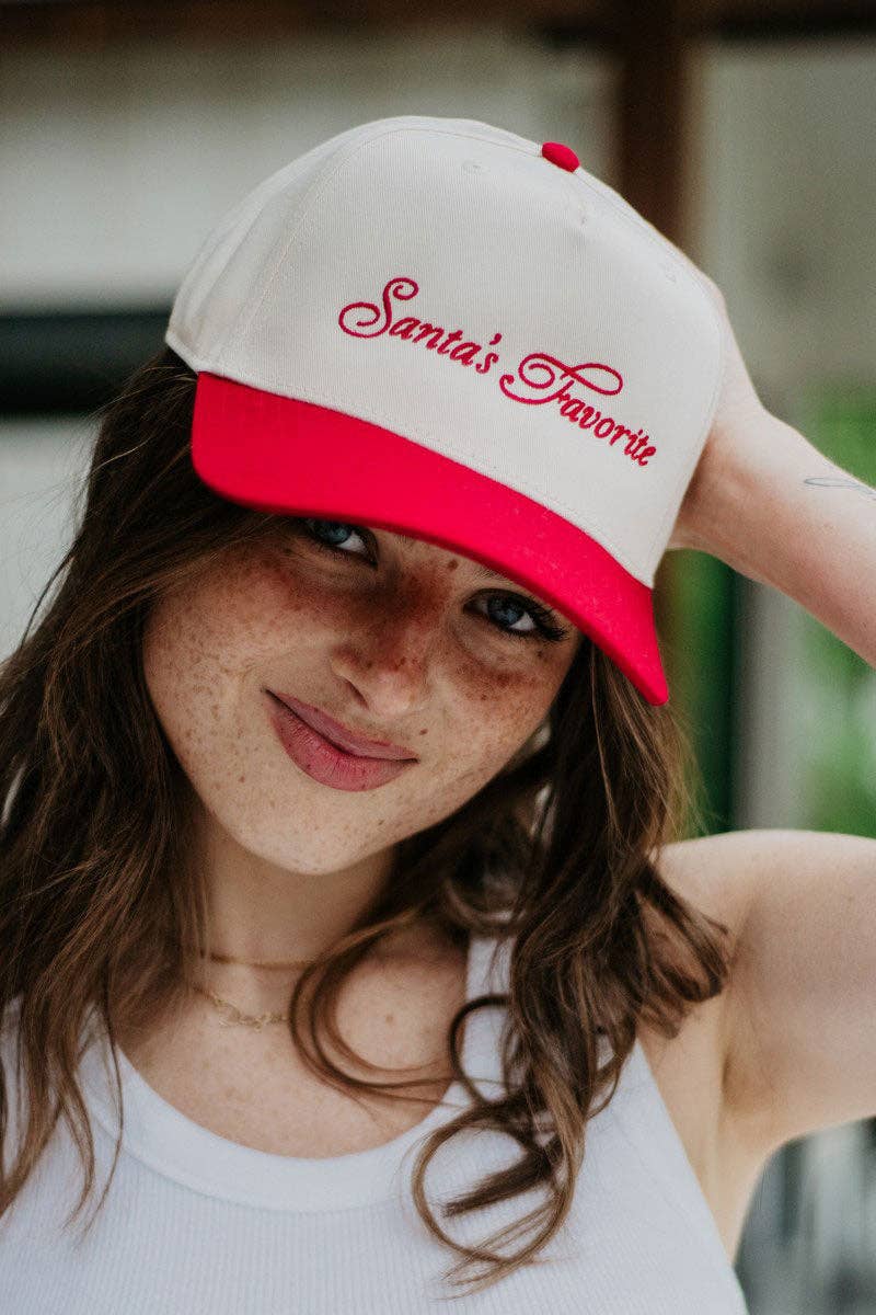 Katydid - Santa's Favorite Vintage Christmas Trucker Hats for Women
