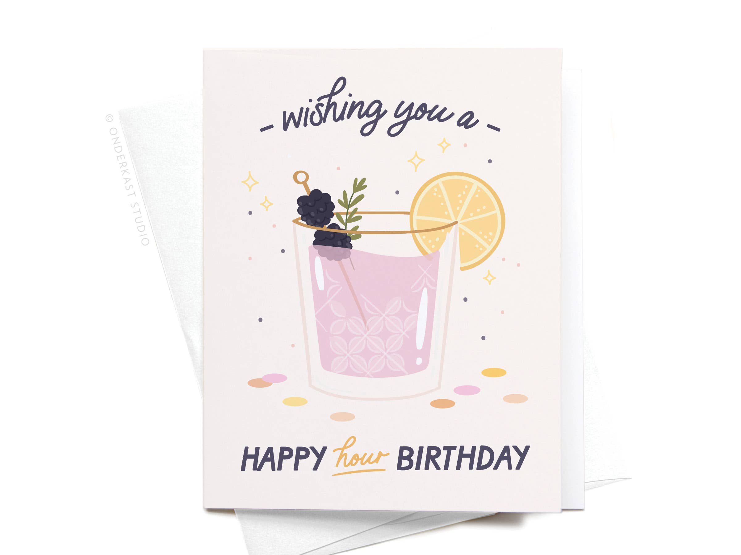Easyhand Goods Co. - Happy Hour Birthday Cocktail Greeting Card