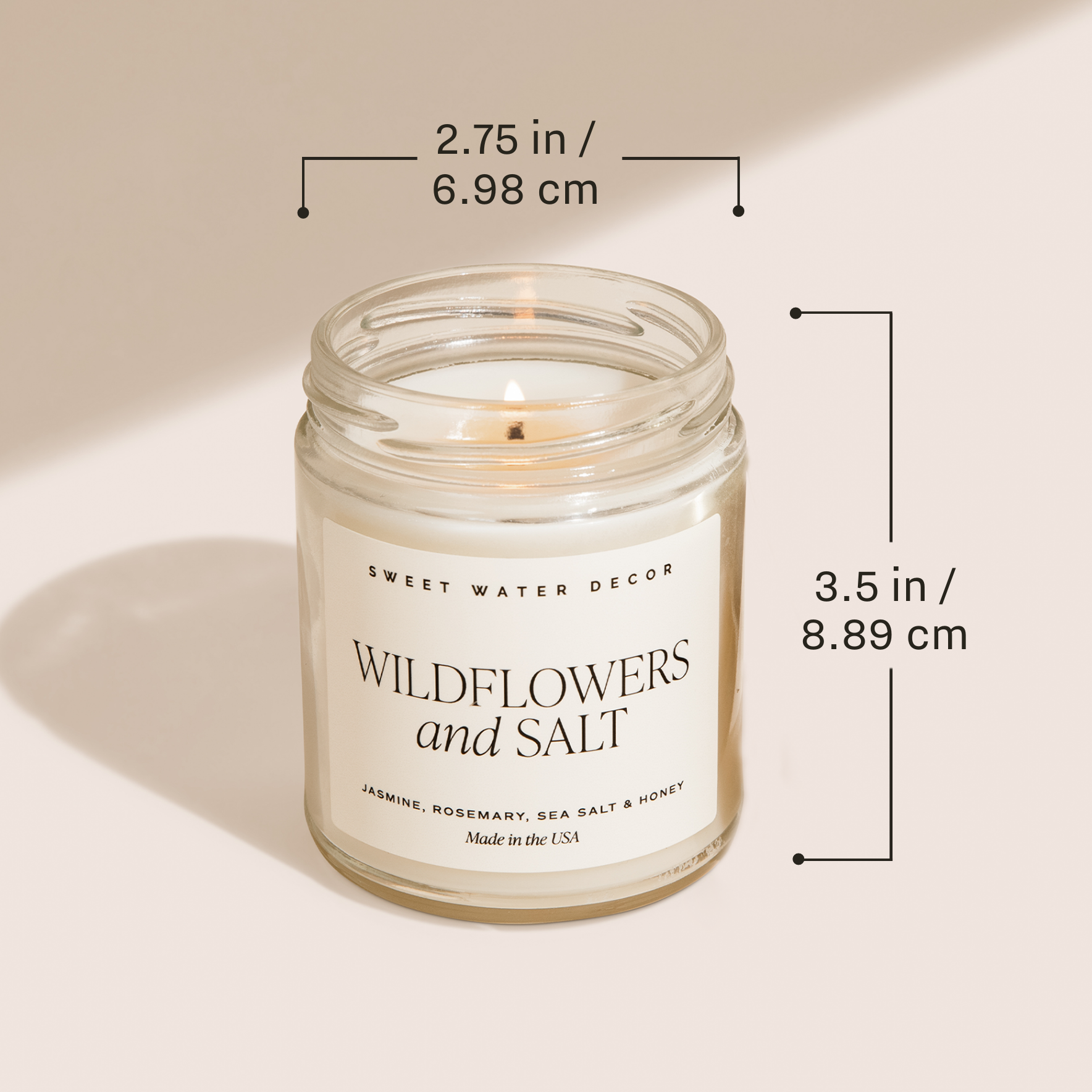 Sweet Water Decor - Gingerbread and Spice 9 oz Soy Candle (Gold Foil)- Christmas