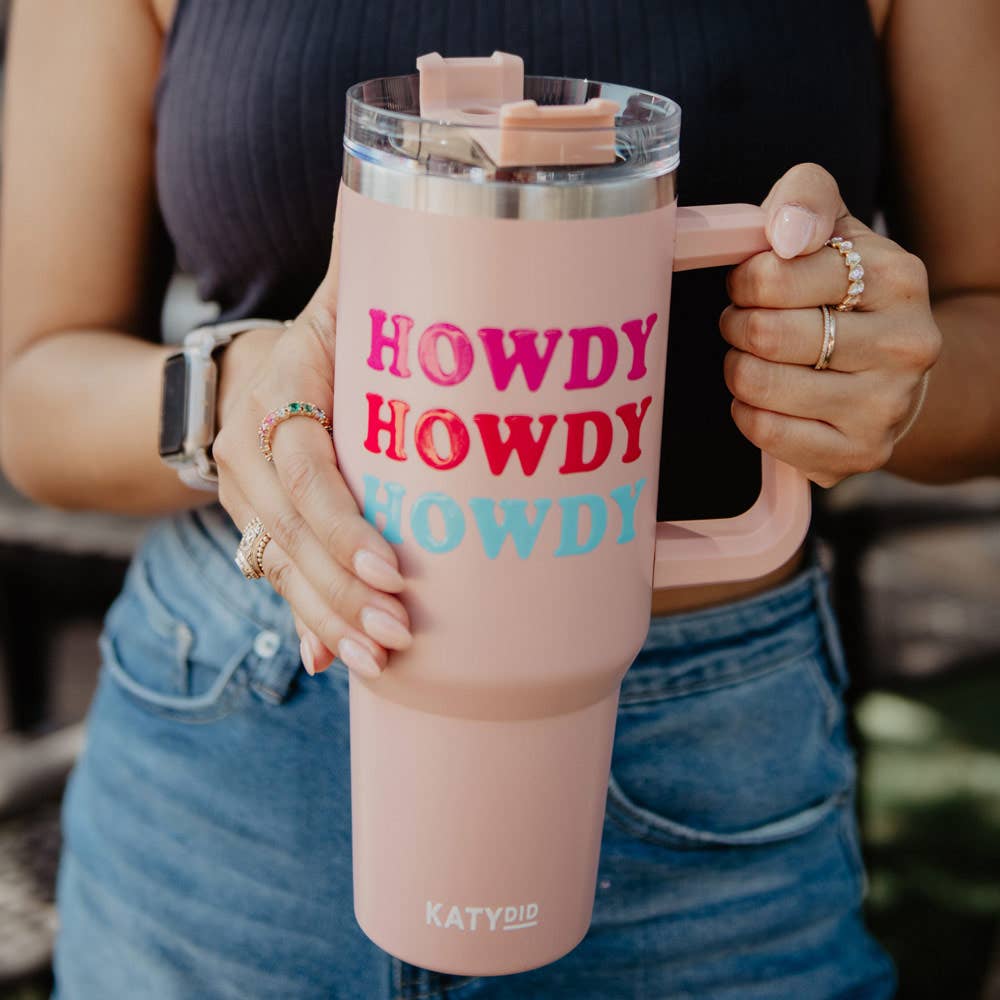 Katydid - Howdy Western Tumbler 40 Oz