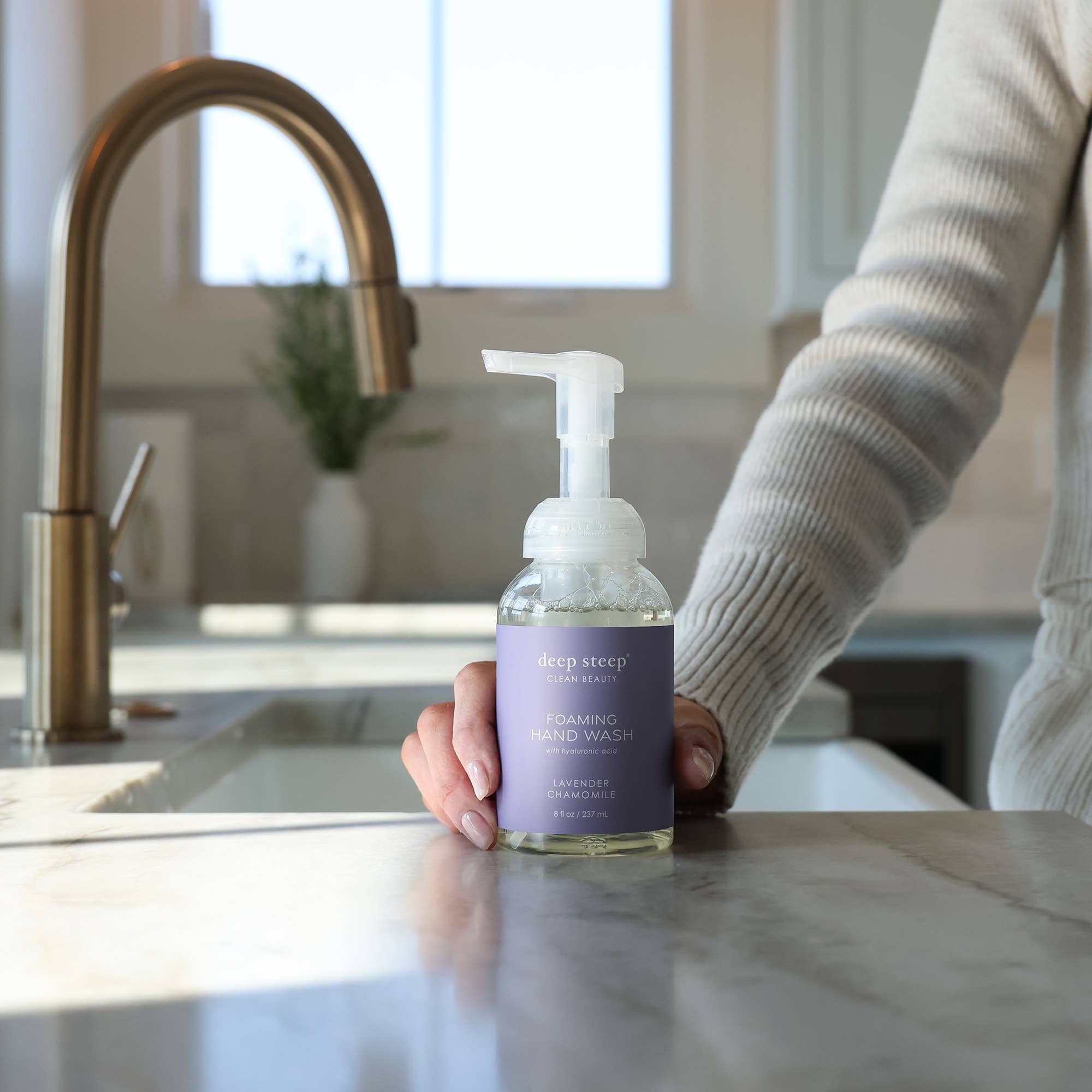 Deep Steep Clean Beauty - Lavender Chamomile Moisturizing Foaming Hand Wash 8oz