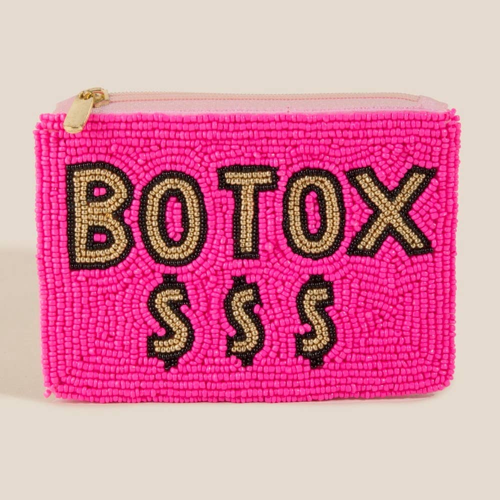 Anarchy Street - Botox Money Seed Beaded Coin Purse