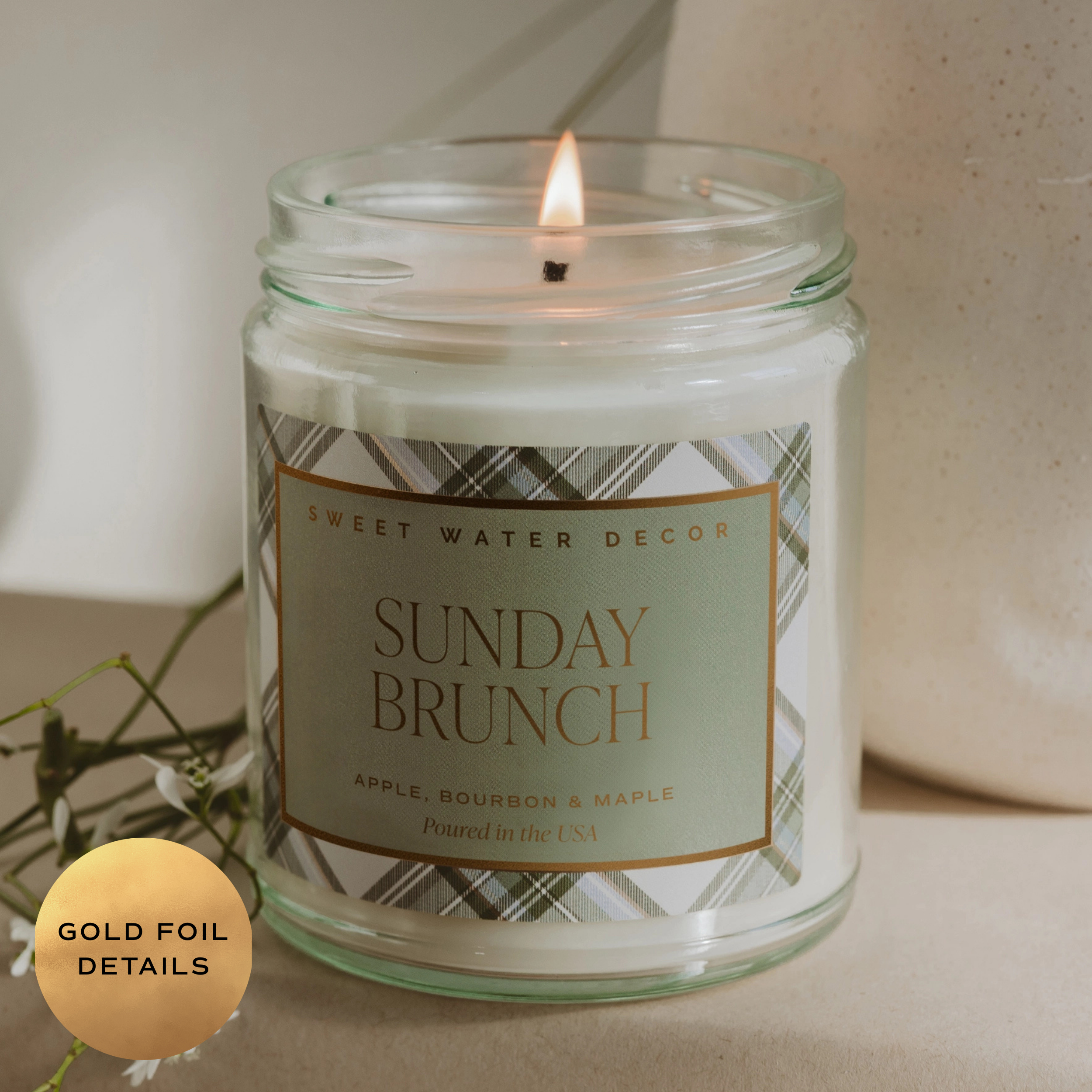 Sweet Water Decor - Sunday Brunch 9 oz Soy Candle - Home Decor & Gifts