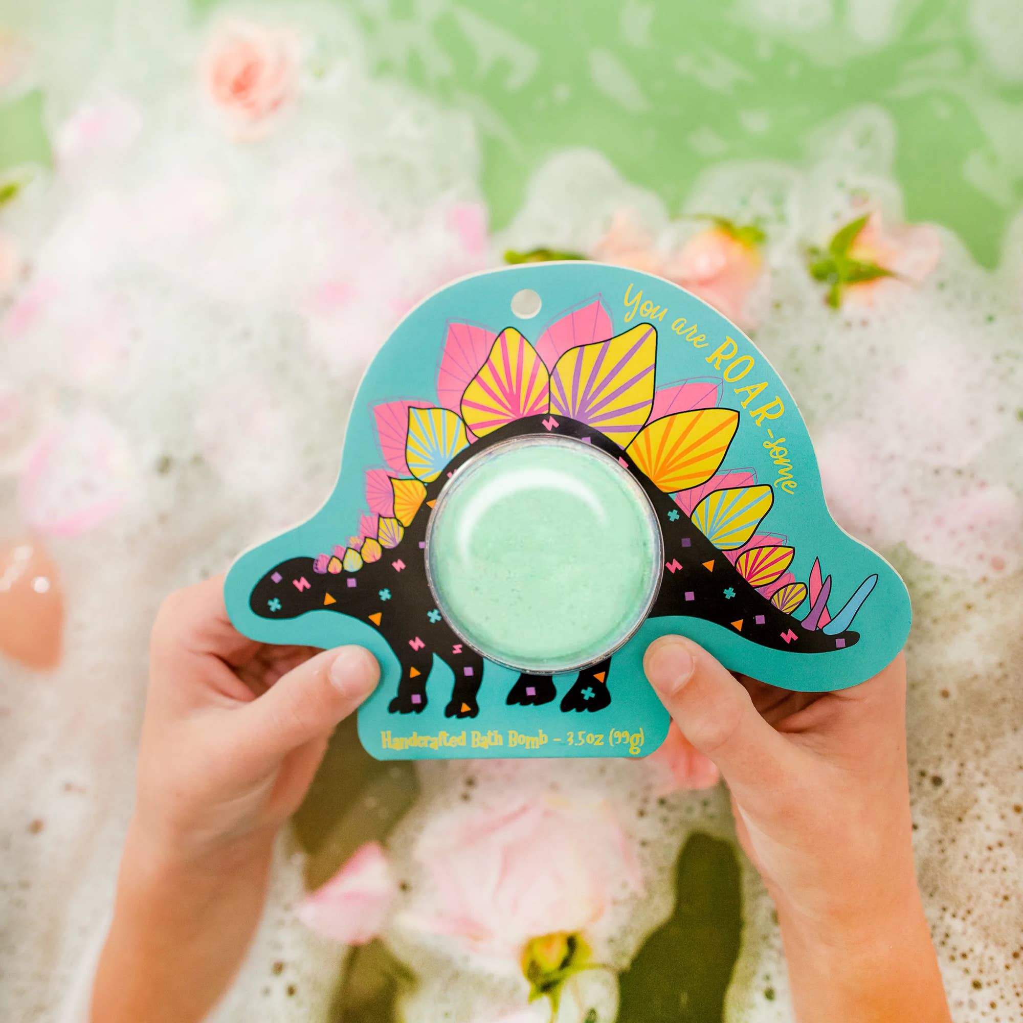 Cait + Co - Stegosaurus Dinosaur Clamshell Bath Bomb