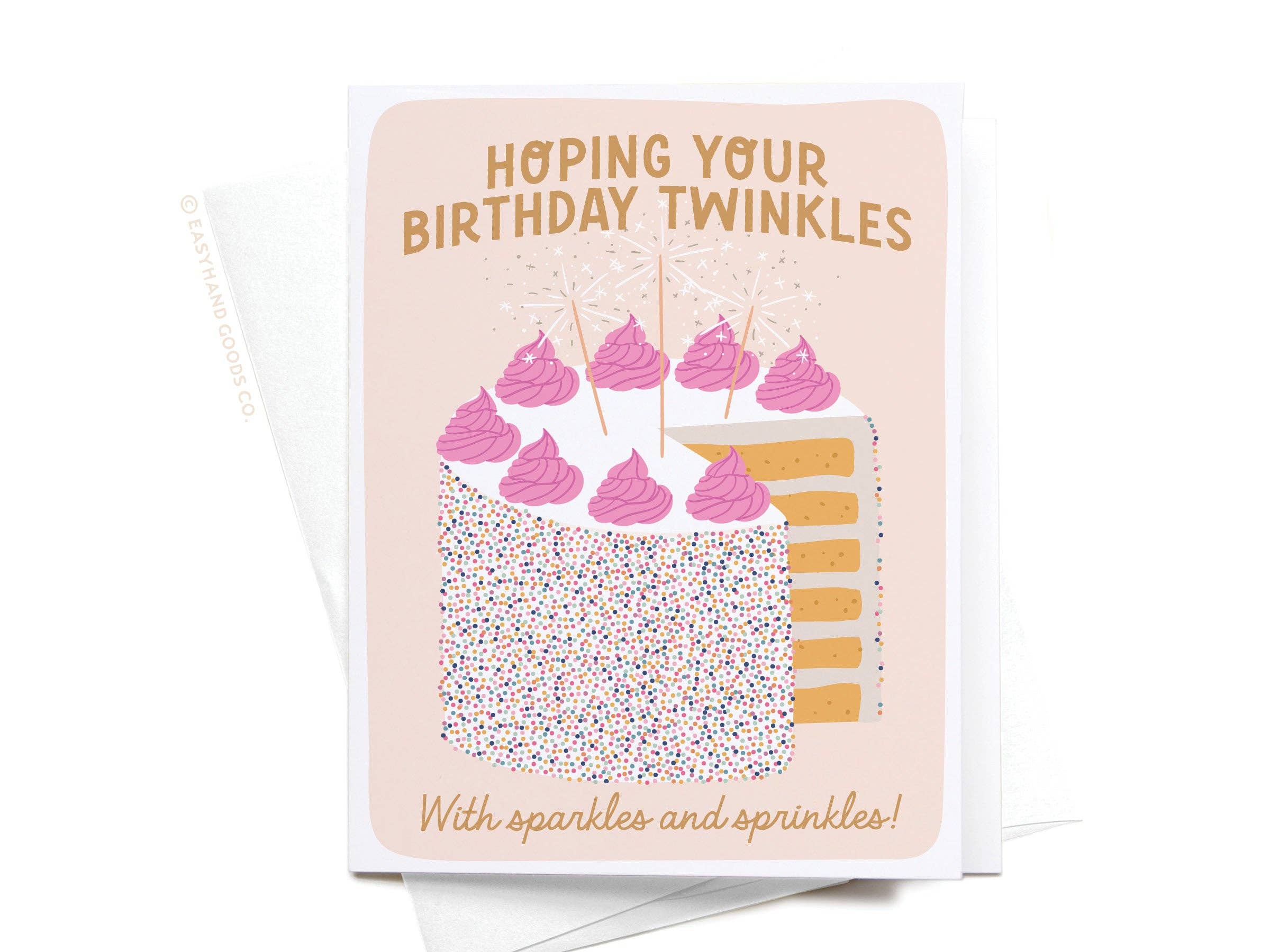 Easyhand Goods Co. - Birthday Sparkles and Sprinkles Greeting Card