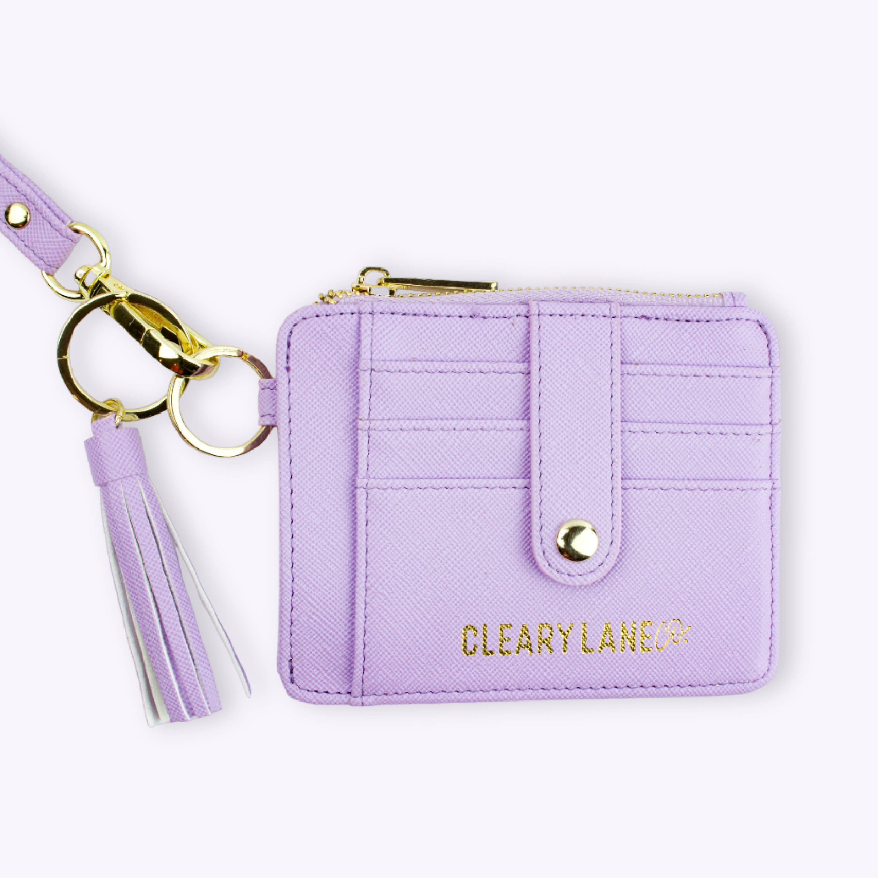 Cleary Lane - Wallet Keychain - Lilac