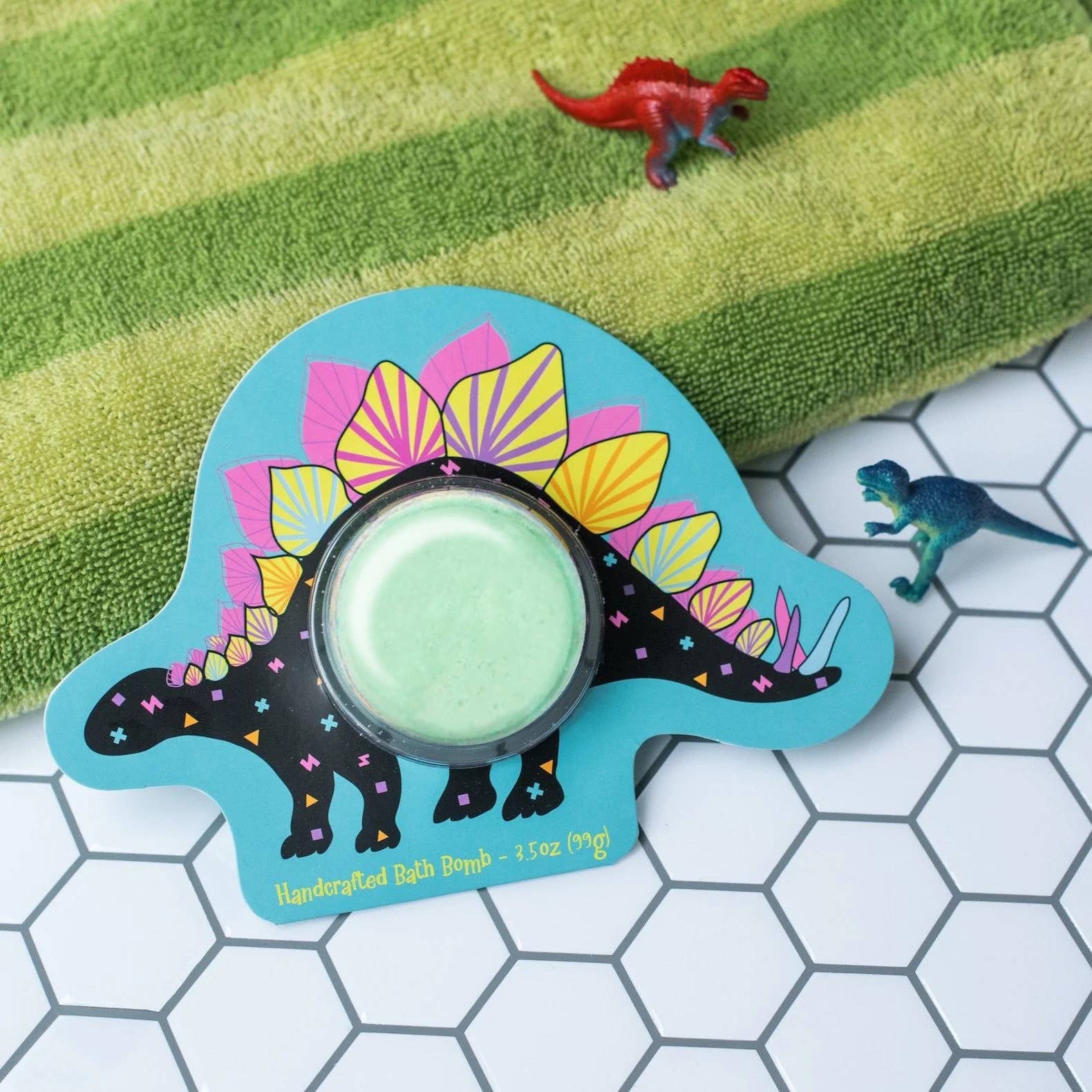 Cait + Co - Stegosaurus Dinosaur Clamshell Bath Bomb