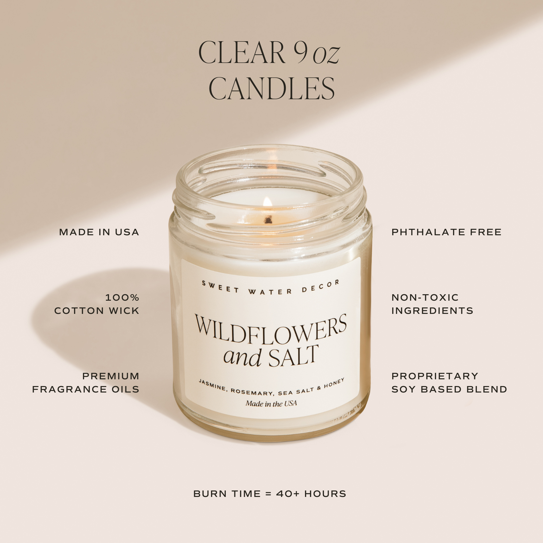 Sweet Water Decor - Pumpkin Spice 9 oz Soy Candle - Fall Decor and Gifts