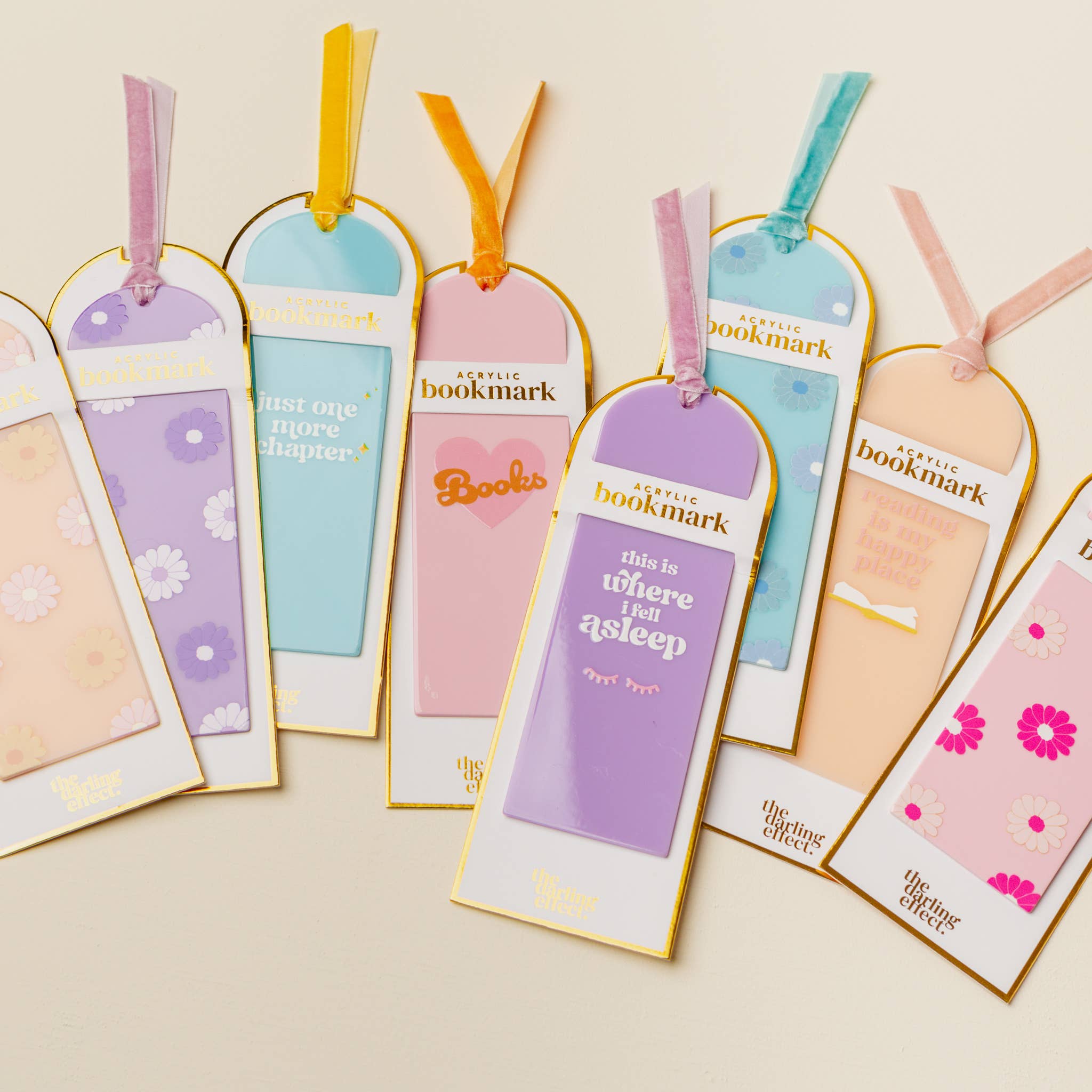 The Darling Effect - Acrylic Bookmark-Darling Daisy Hot Pink