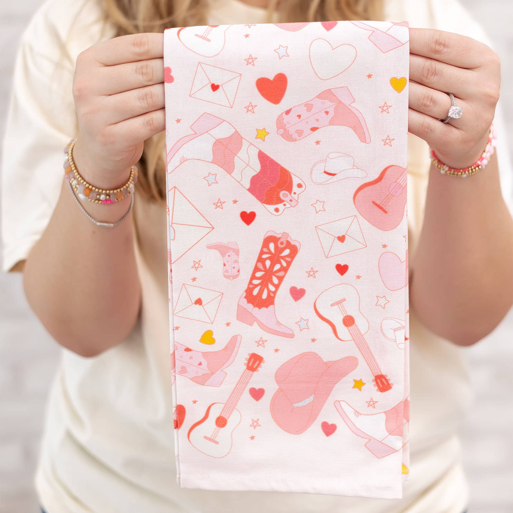 Callie Danielle - Howdy Cowgirl Western Tea Towel