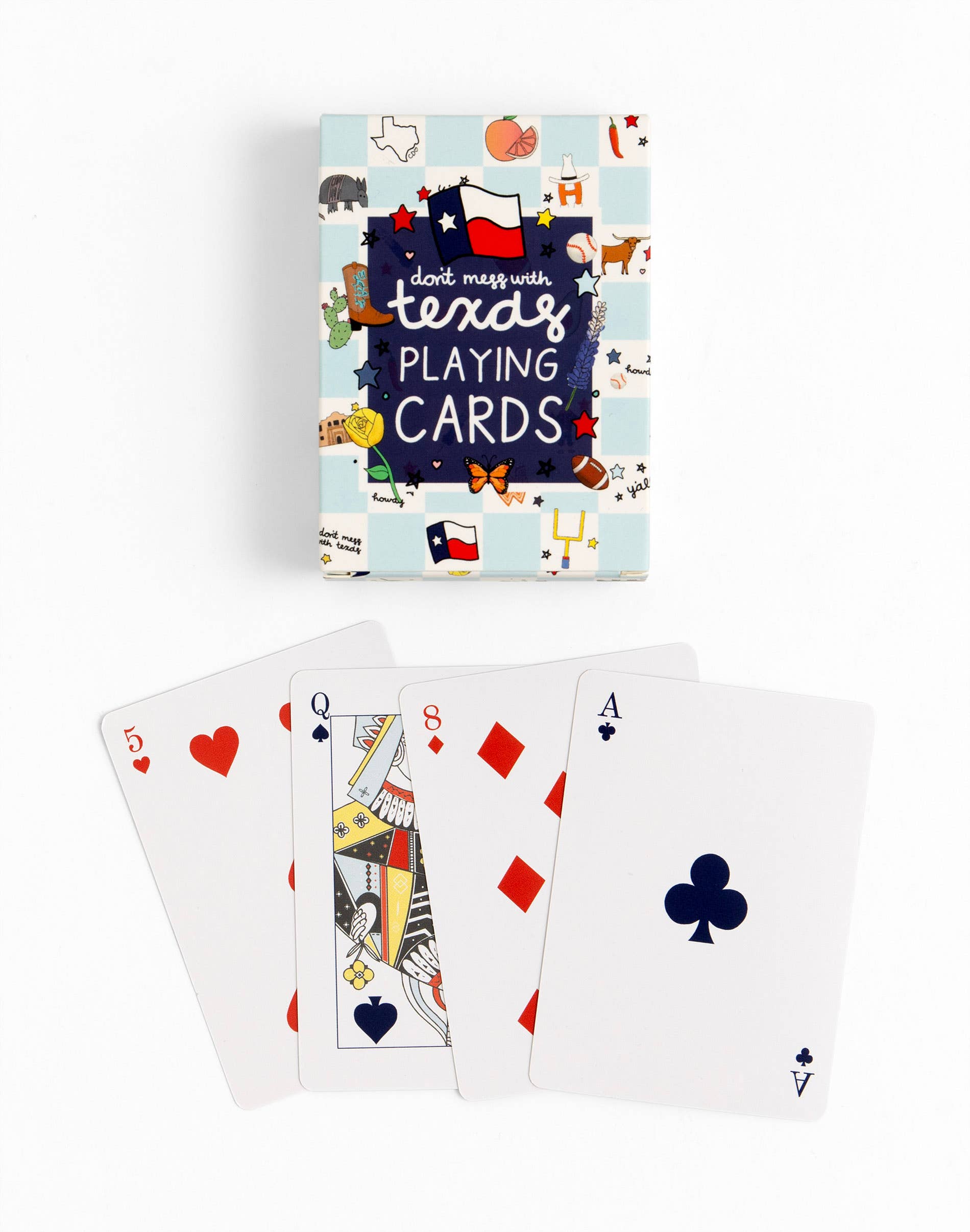 Callie Danielle - Texas Western Checkerboard Deck of Playing Cards