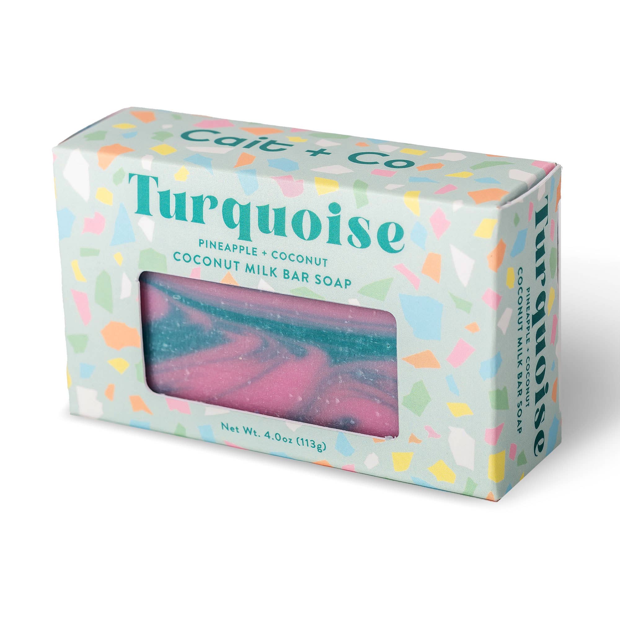 Cait + Co - Turquoise Coconut Milk Bar Soap