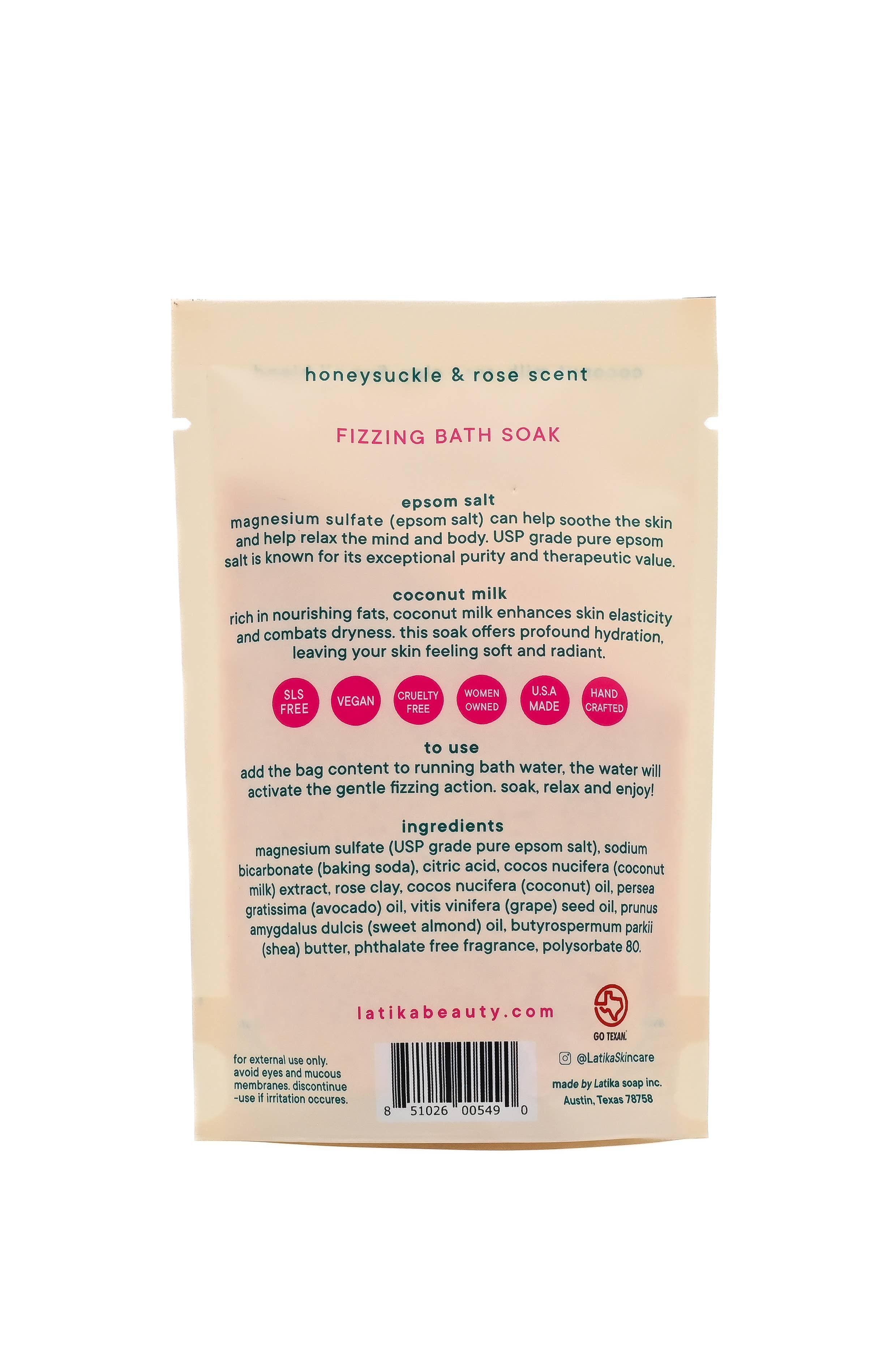 Latika Beauty - Howdy 🤠 Fizzing Epsom Bath Soak 🛁👢