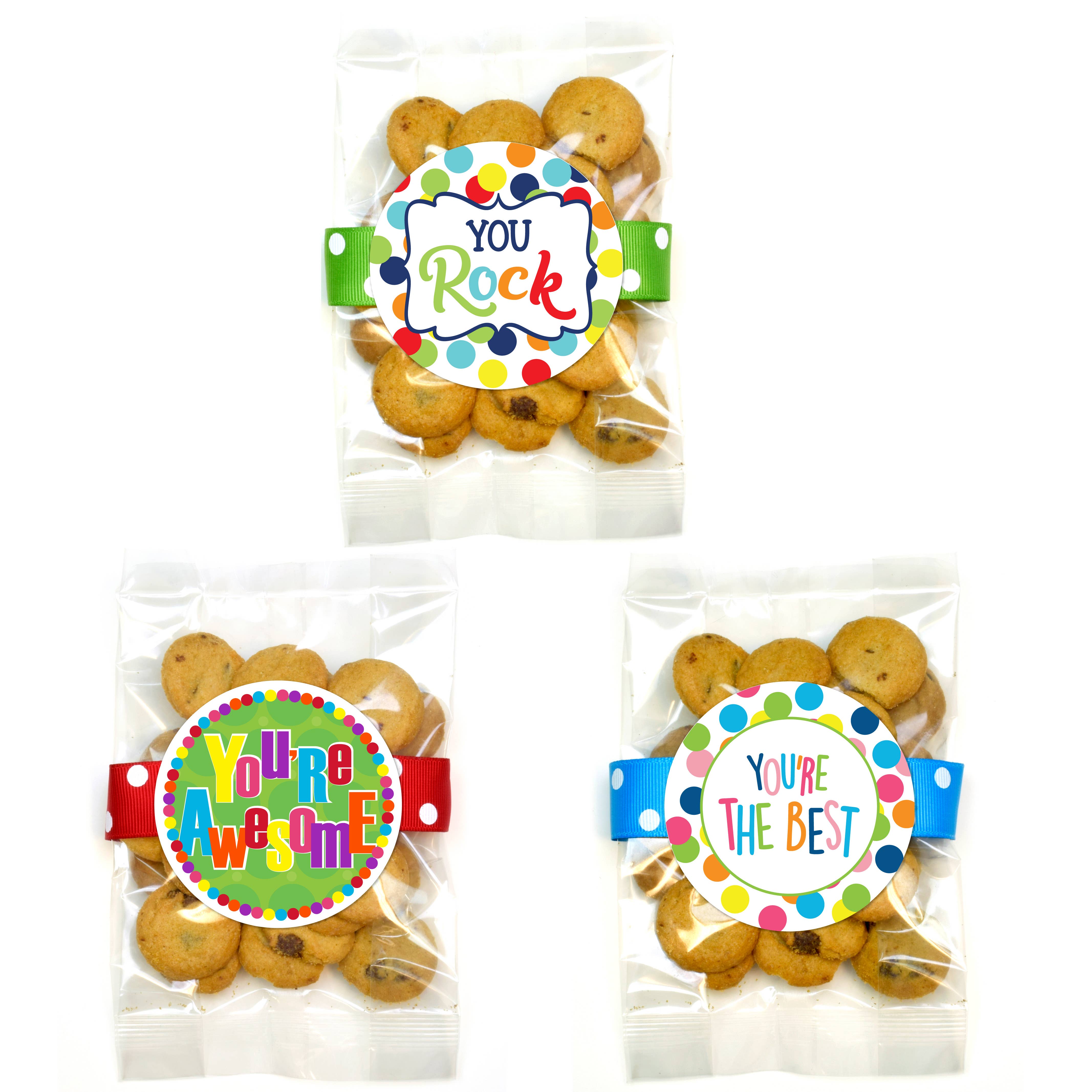 Oh, Sugar! - Cookie Bags - Motivational/Just Bec. Asst - Small - 24 Bags