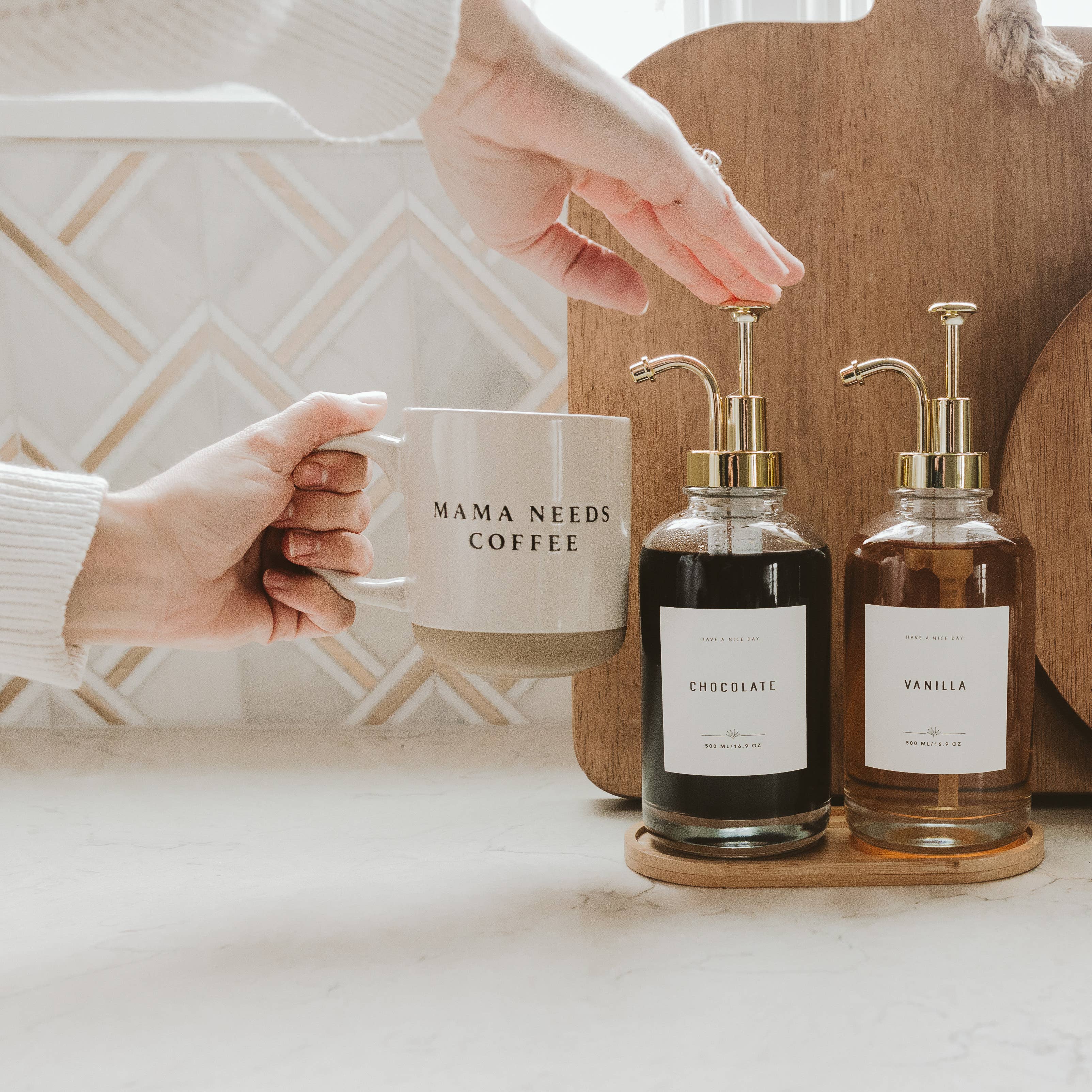 Sweet Water Decor - Mama Needs Coffee Stoneware Coffee Mug - Gifts & Home Decor